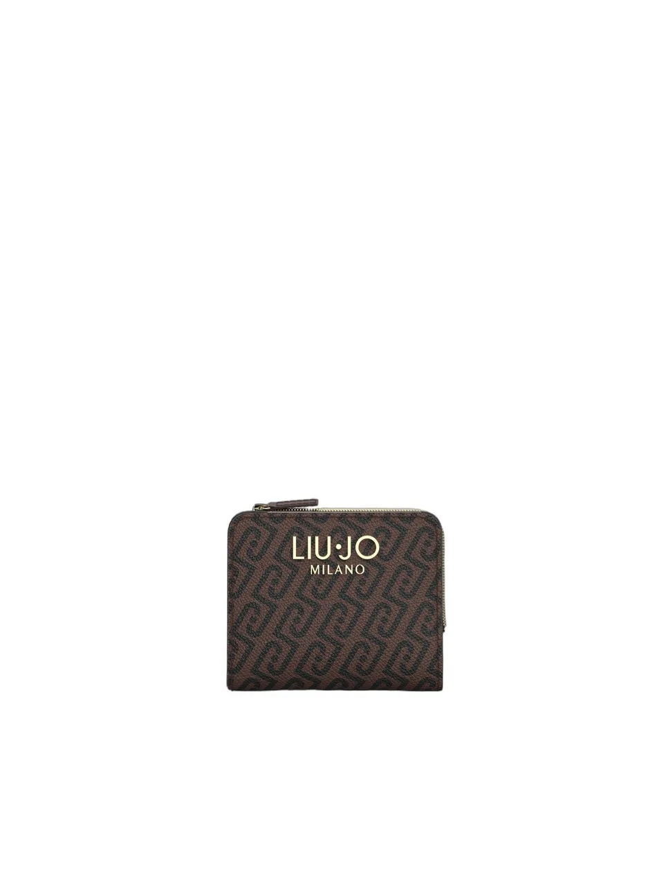 Liu Jo AF6193 E1137 portafoglio similpelle moro nero tinta unita