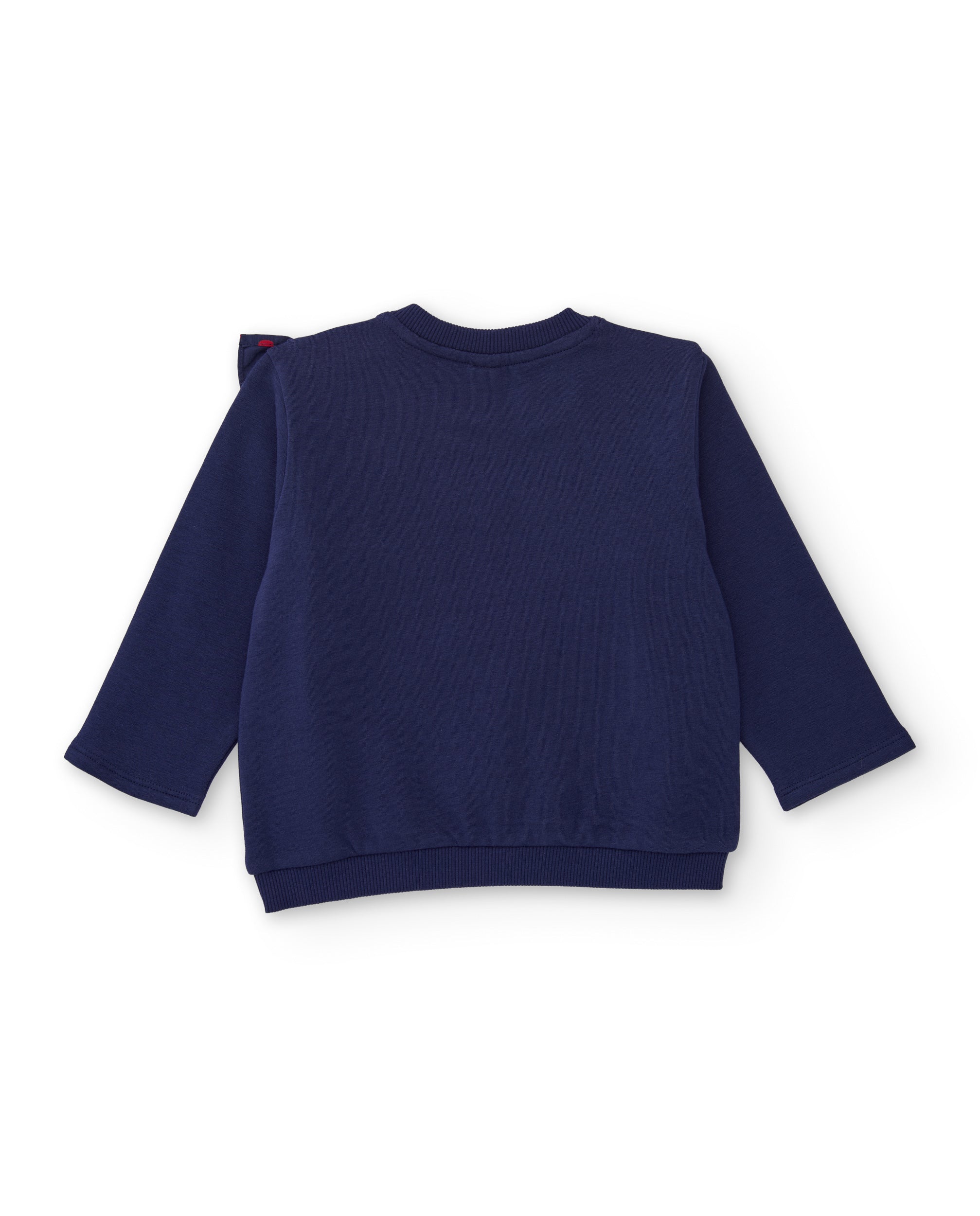 TucTuc Felpe Felpa Floreale Blu Navy Volant