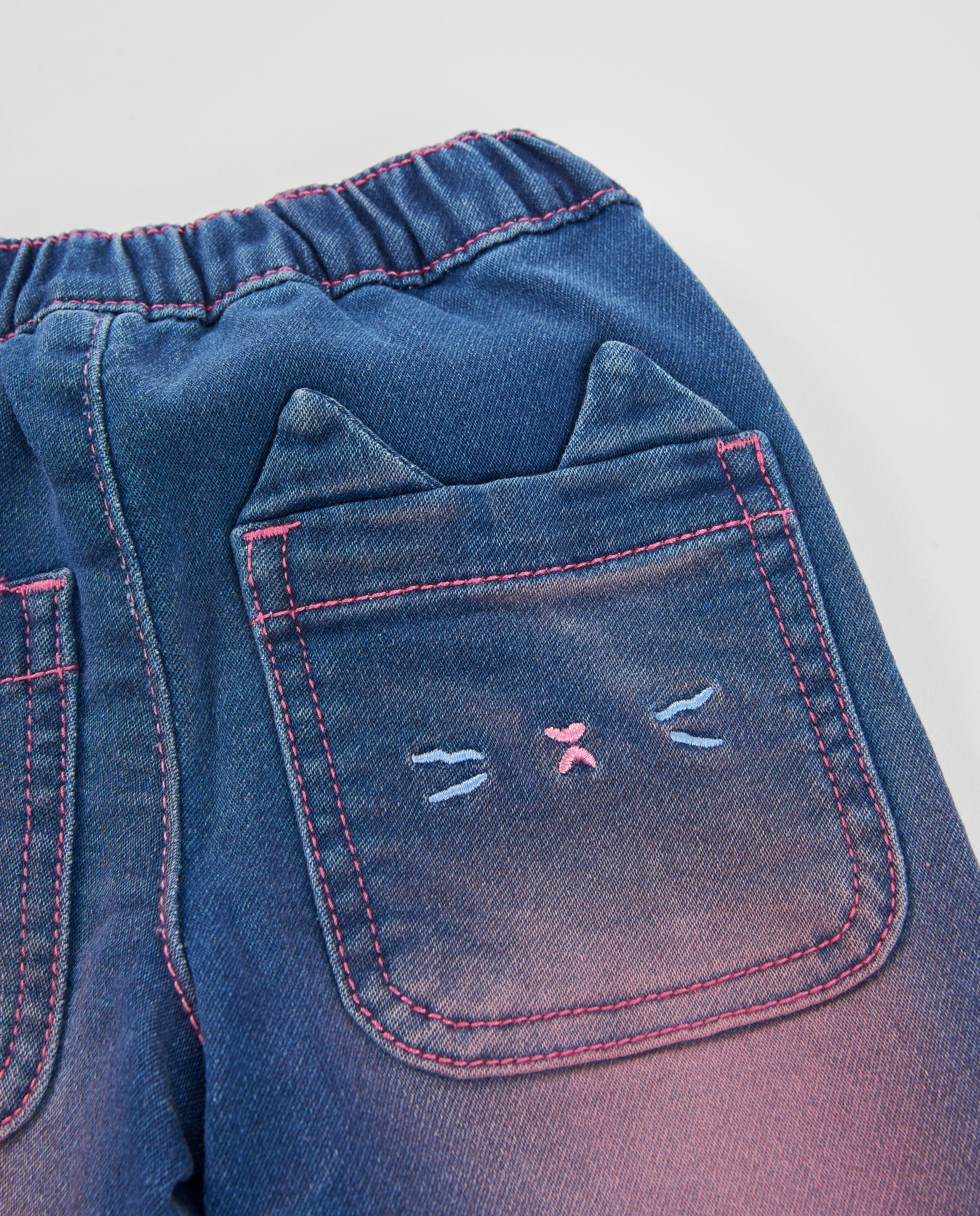 TucTuc Pantaloni Jeans Gamba Dritta Bambina Azul 6M denim