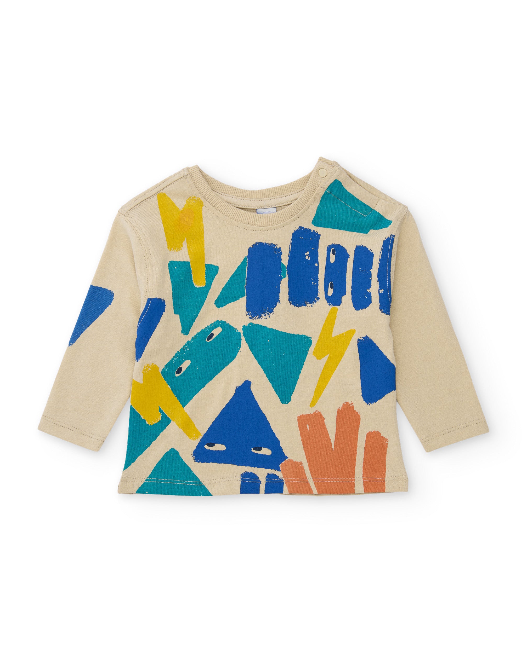 TucTuc Magliette Maglia Crudo Maniche Lunghe Cotone