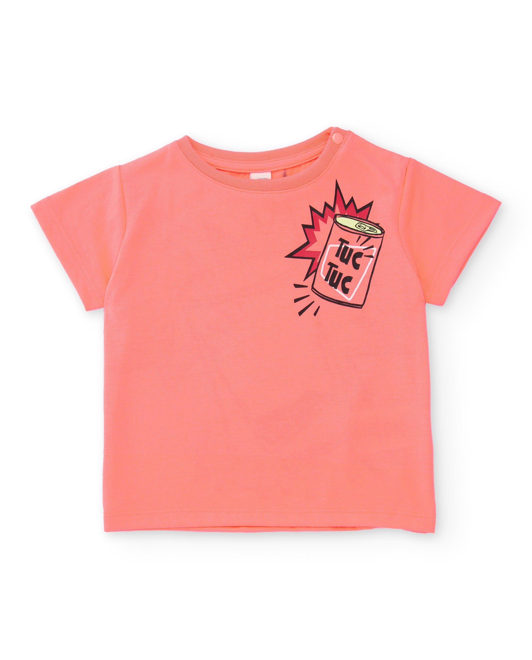 TucTuc Magliette T-shirt bambino arancione stampa pop cotone