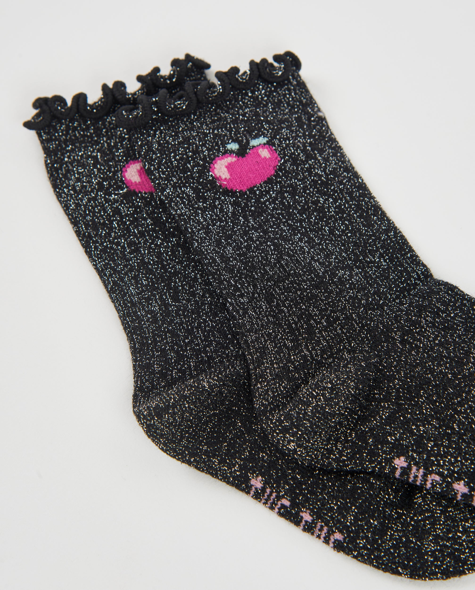 TucTuc Accessori Set Calzini Bambina Rosa 2 Paia Tricot