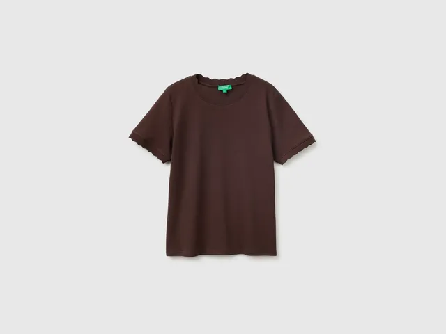 United Colors of Benetton T-shirt cotone scollo rotondo M