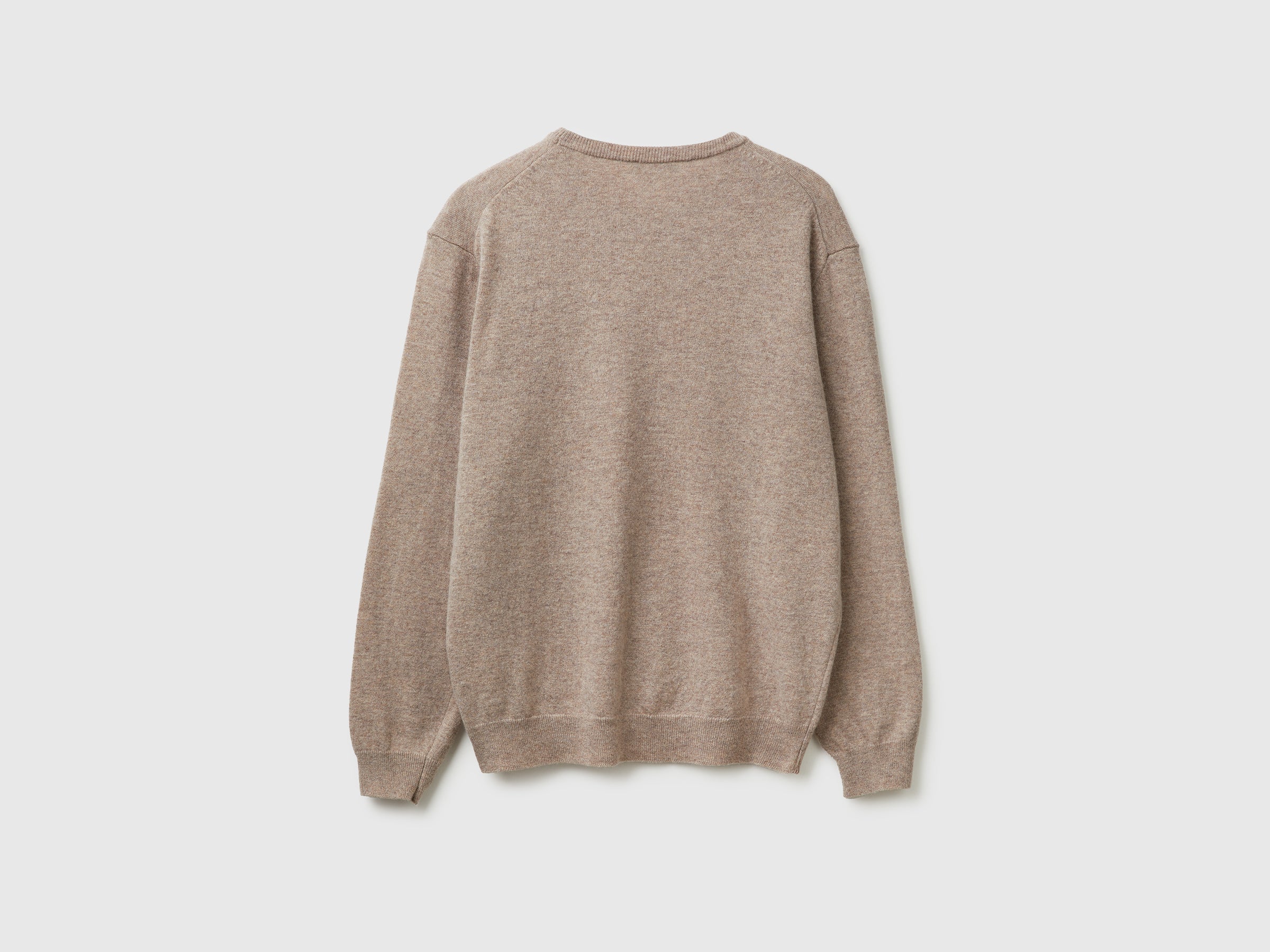 United Colors of Benetton Sweaters Maglione lana merino grigio