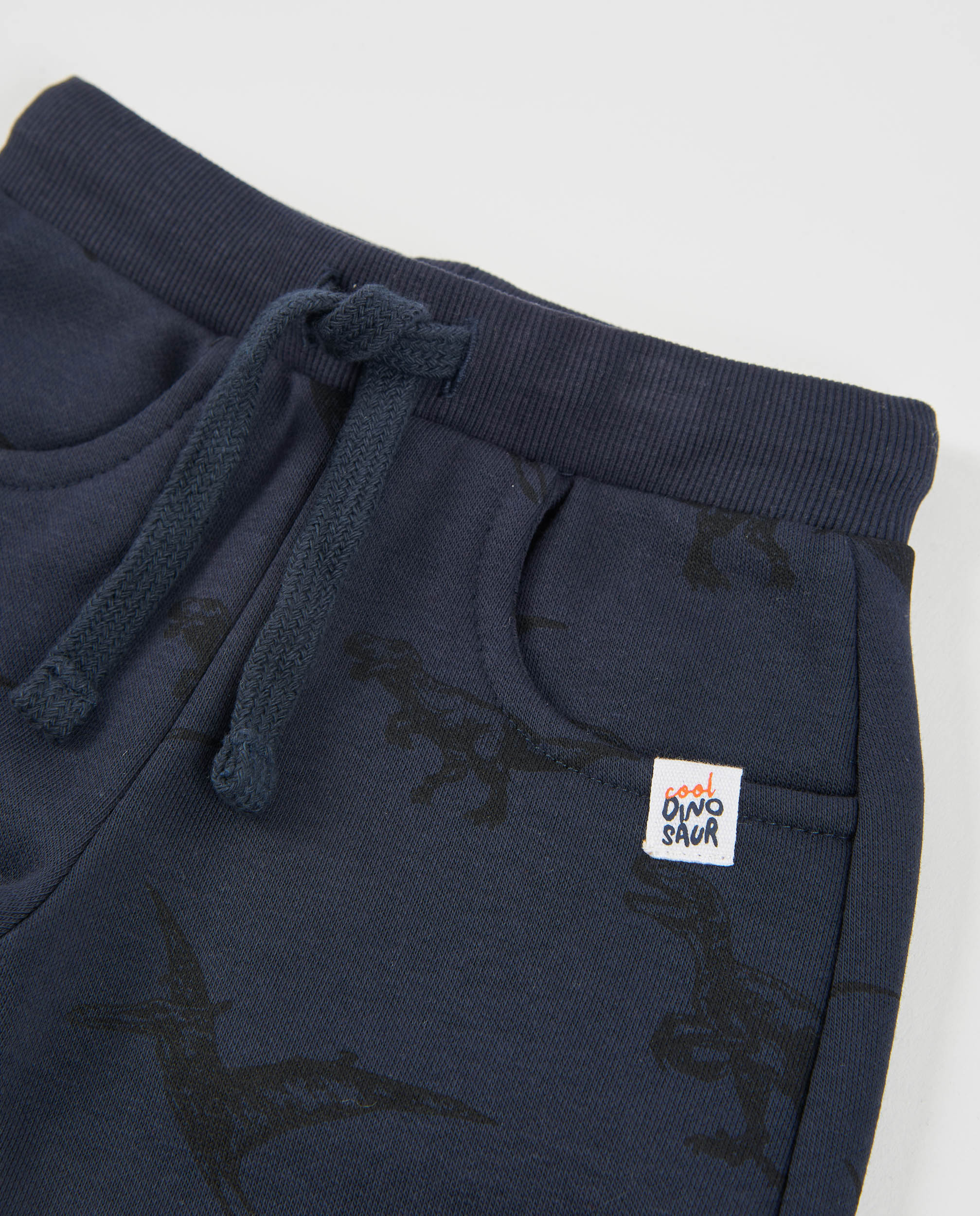 TucTuc Pantaloni Pantaloni Bimbo Blu Navy Dinosauro