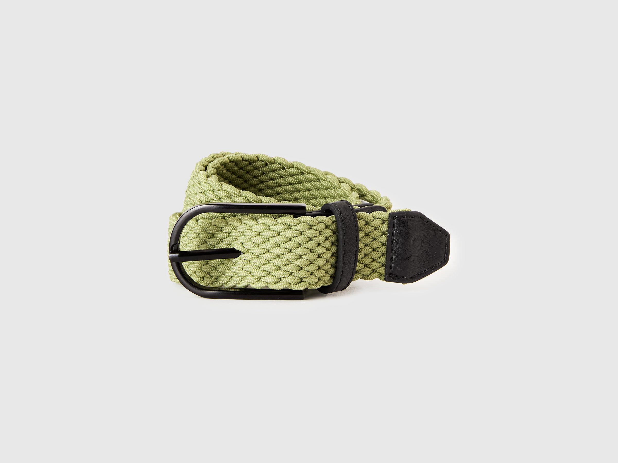 United Colors of Benetton Cintura Elastica Intrecciata fibbia metallo