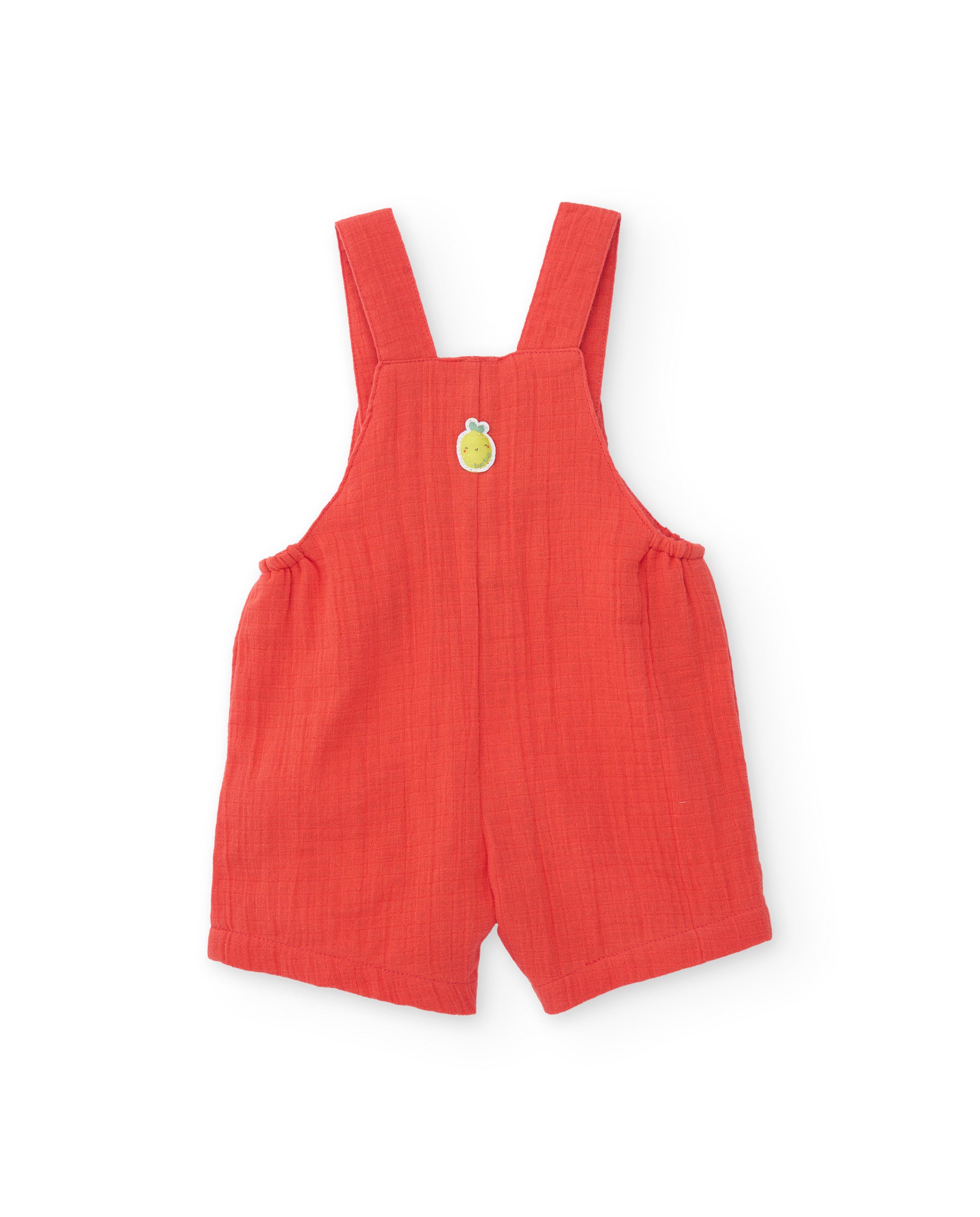 TucTuc Completi Neonato Rosso Salopette T-Shirt Cotone