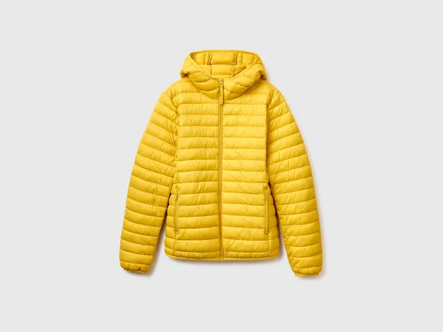 Benetton Regular fit padded down jacket piumino nylon taglia M