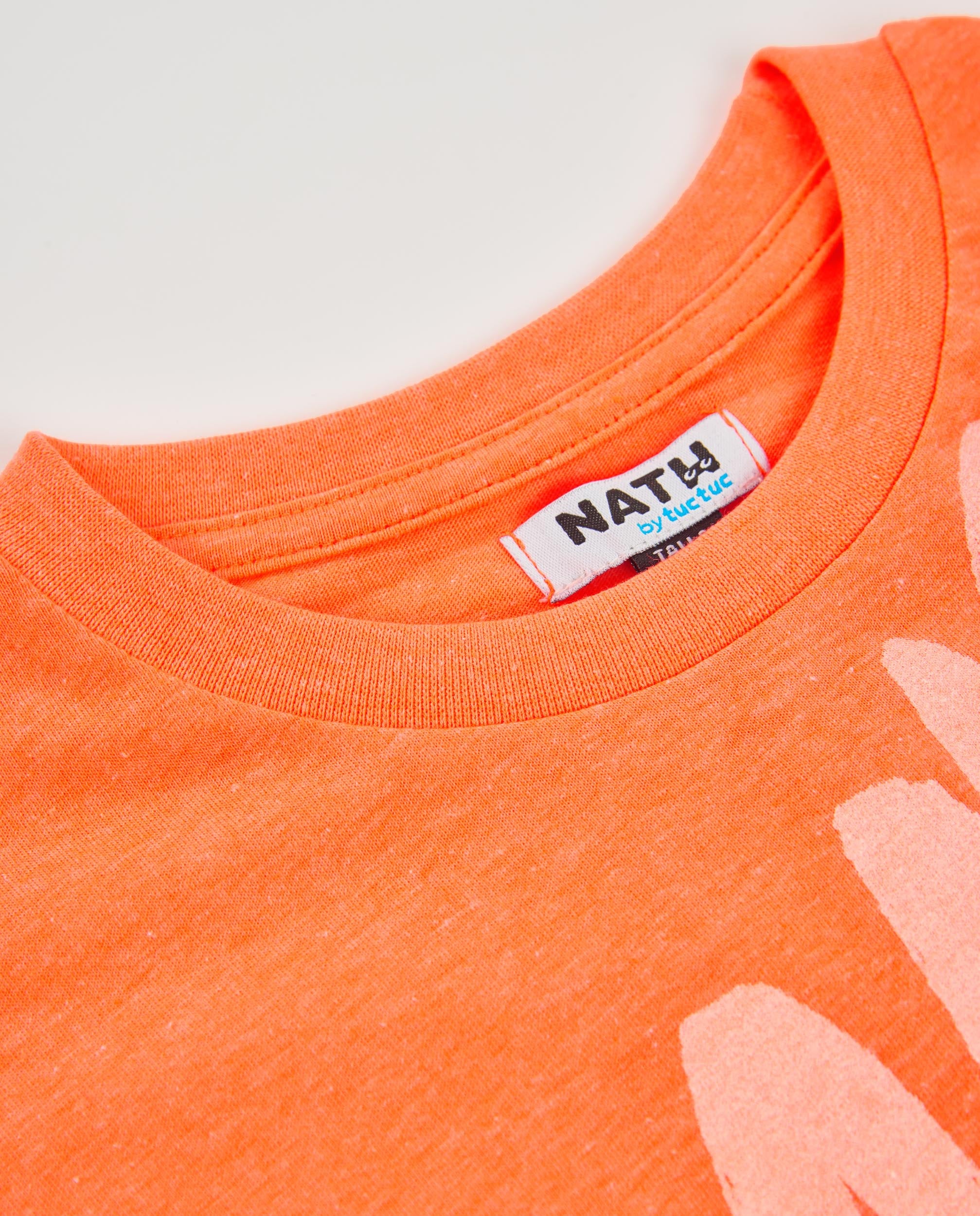 TucTuc Magliette t-shirt bambino arancione stampa frontale