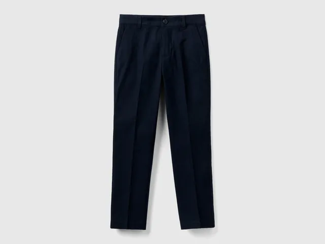 United Colors of Benetton Slim fit flannel pantalone flanella slim taglia M