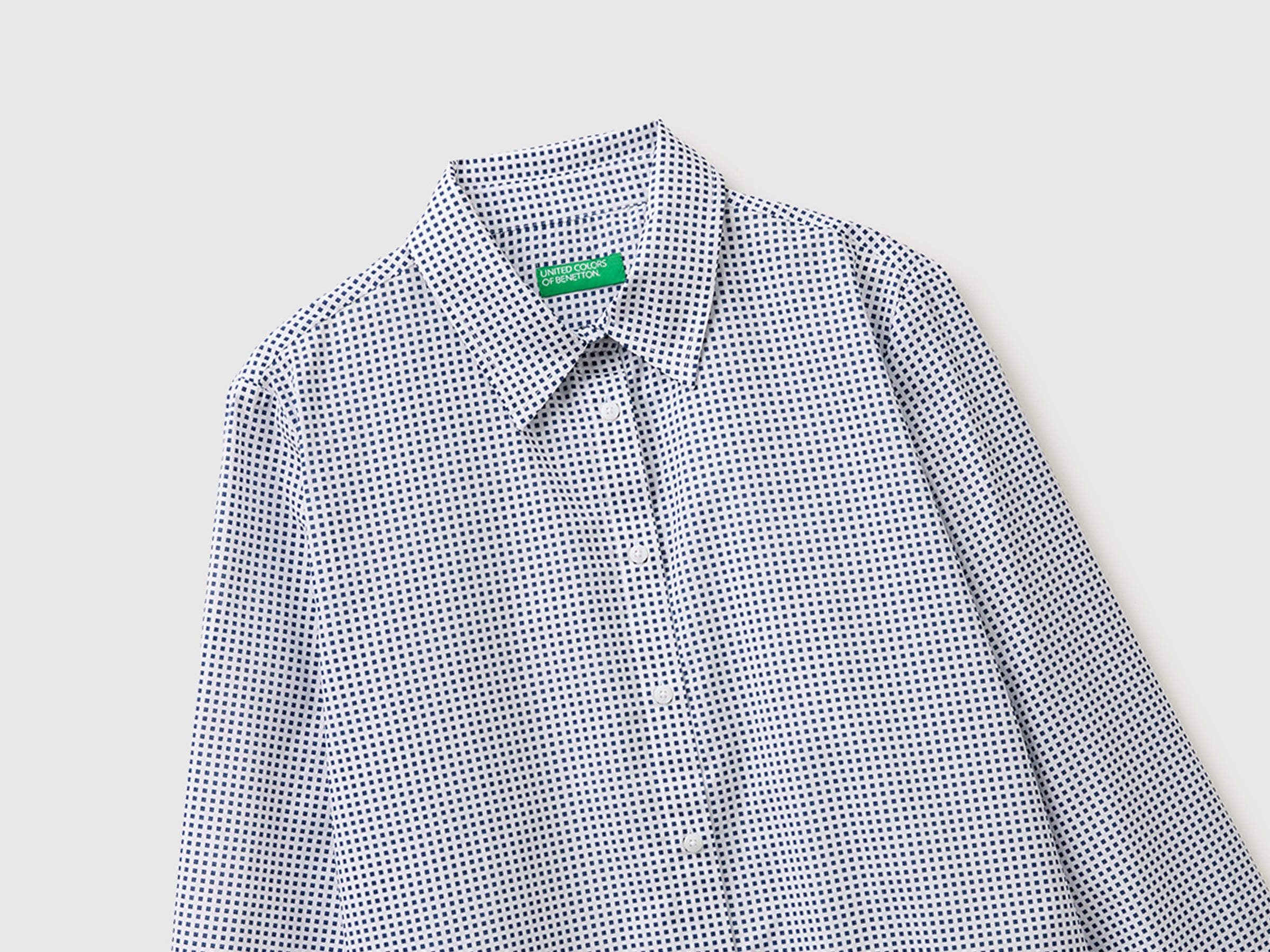 United Colors of Benetton Camicia cotone fantasia M