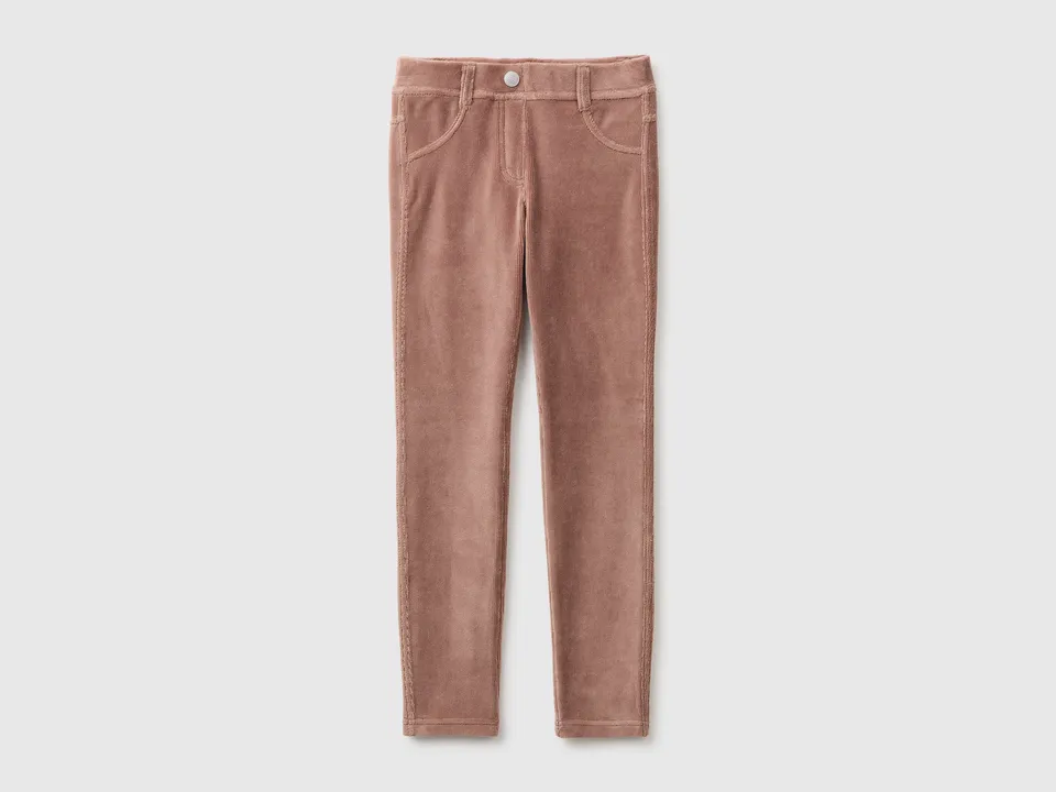 United Colors of Benetton Trousers pantaloni S ciniglia skinny