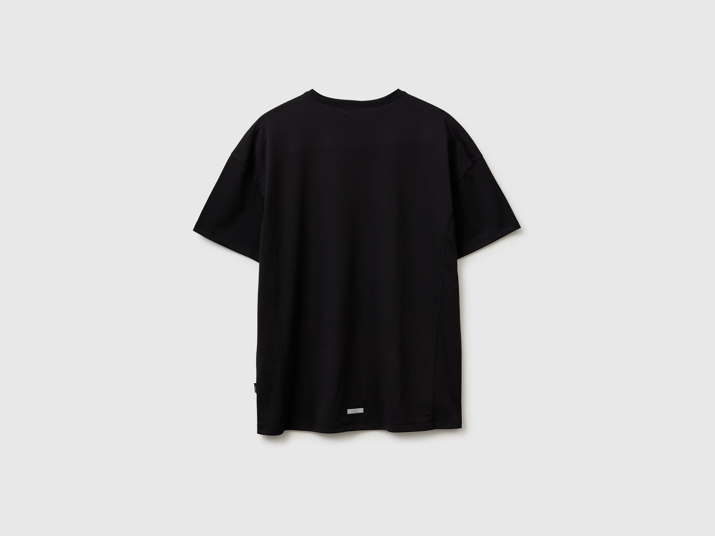 Benetton T-shirt tecnica Polartec jacquard traspirante manica corta