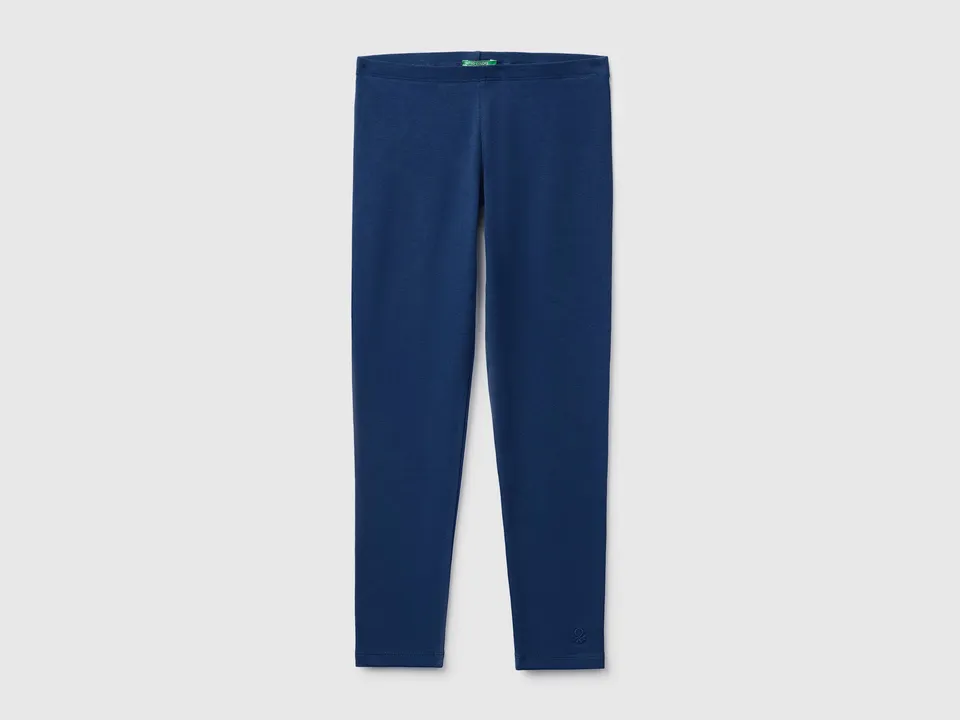 Benetton Trousers Leggings cotone logo taglia M