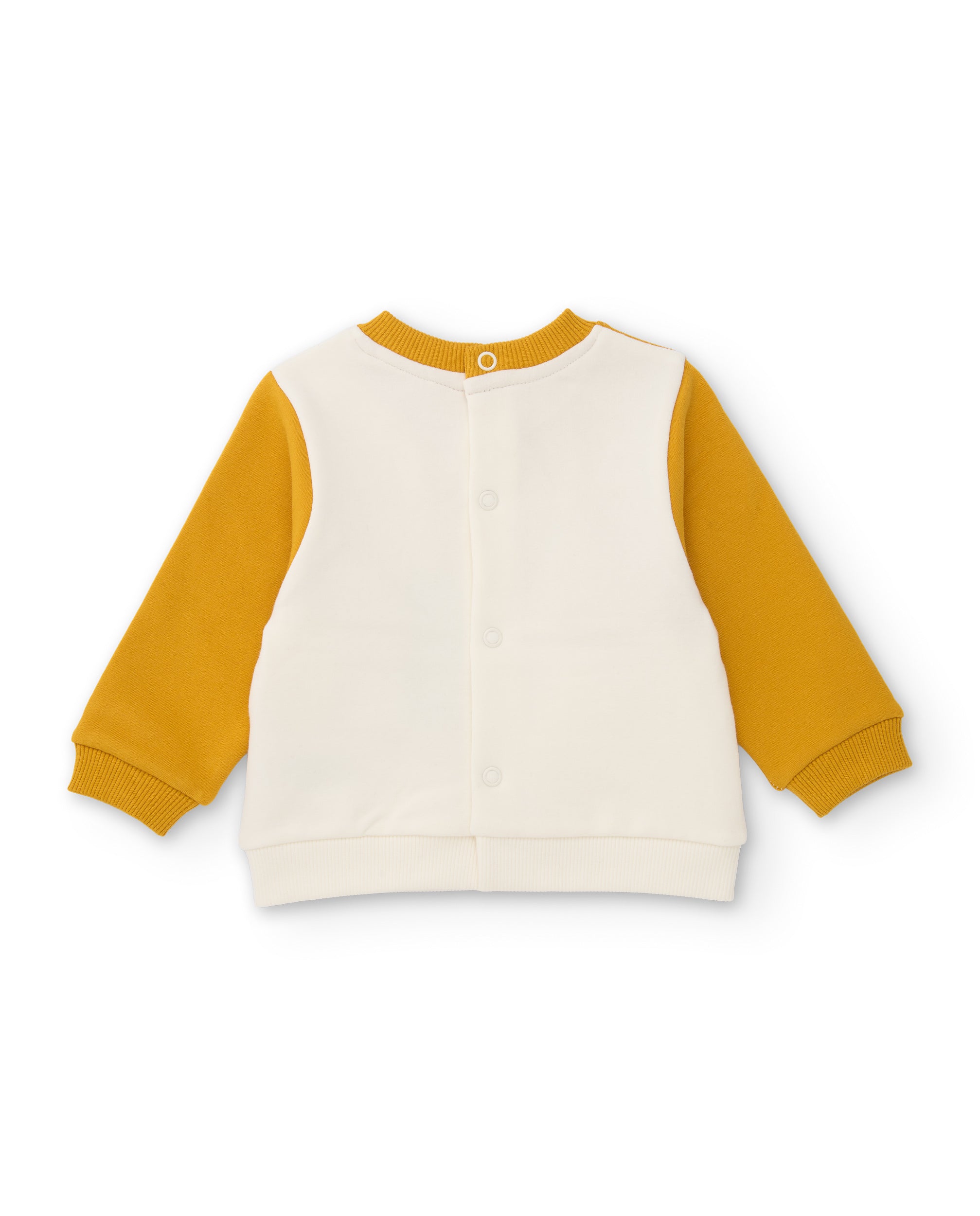 TucTuc Completi felpa senape orso neonato