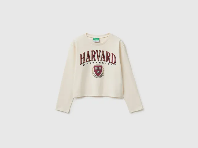 United Colors of Benetton T-Shirt Harvard Cotone Boxy S