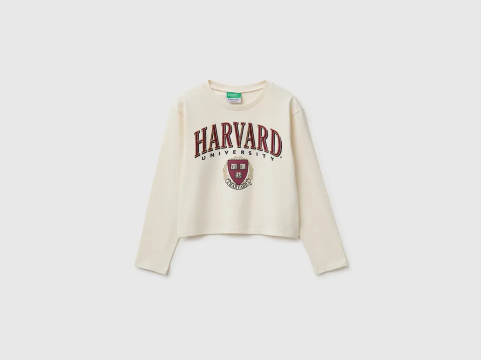 United Colors of Benetton T-Shirt Harvard Cotone Boxy S