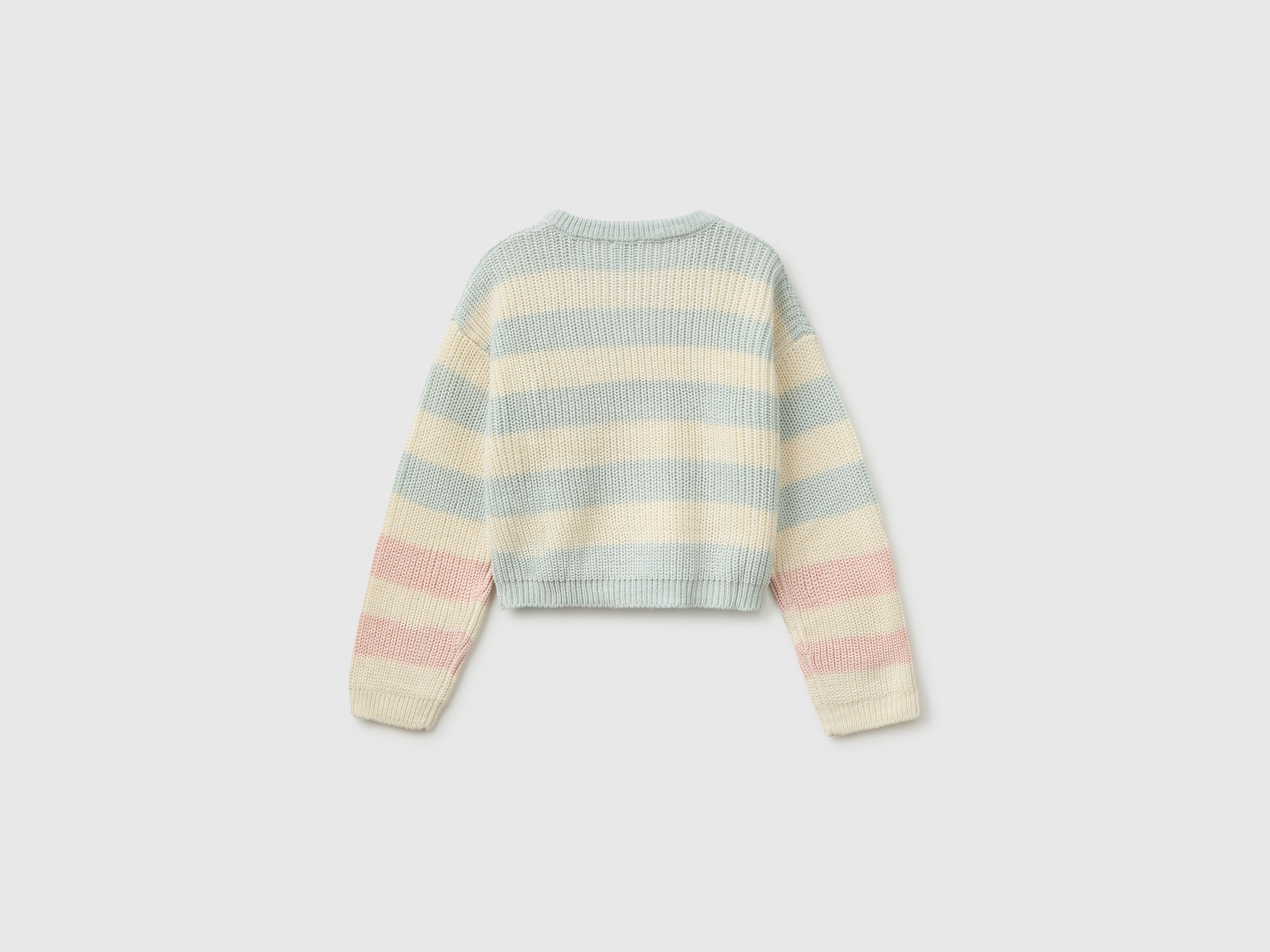 United Colors of Benetton Maglione Righe M Bicolore Caldo