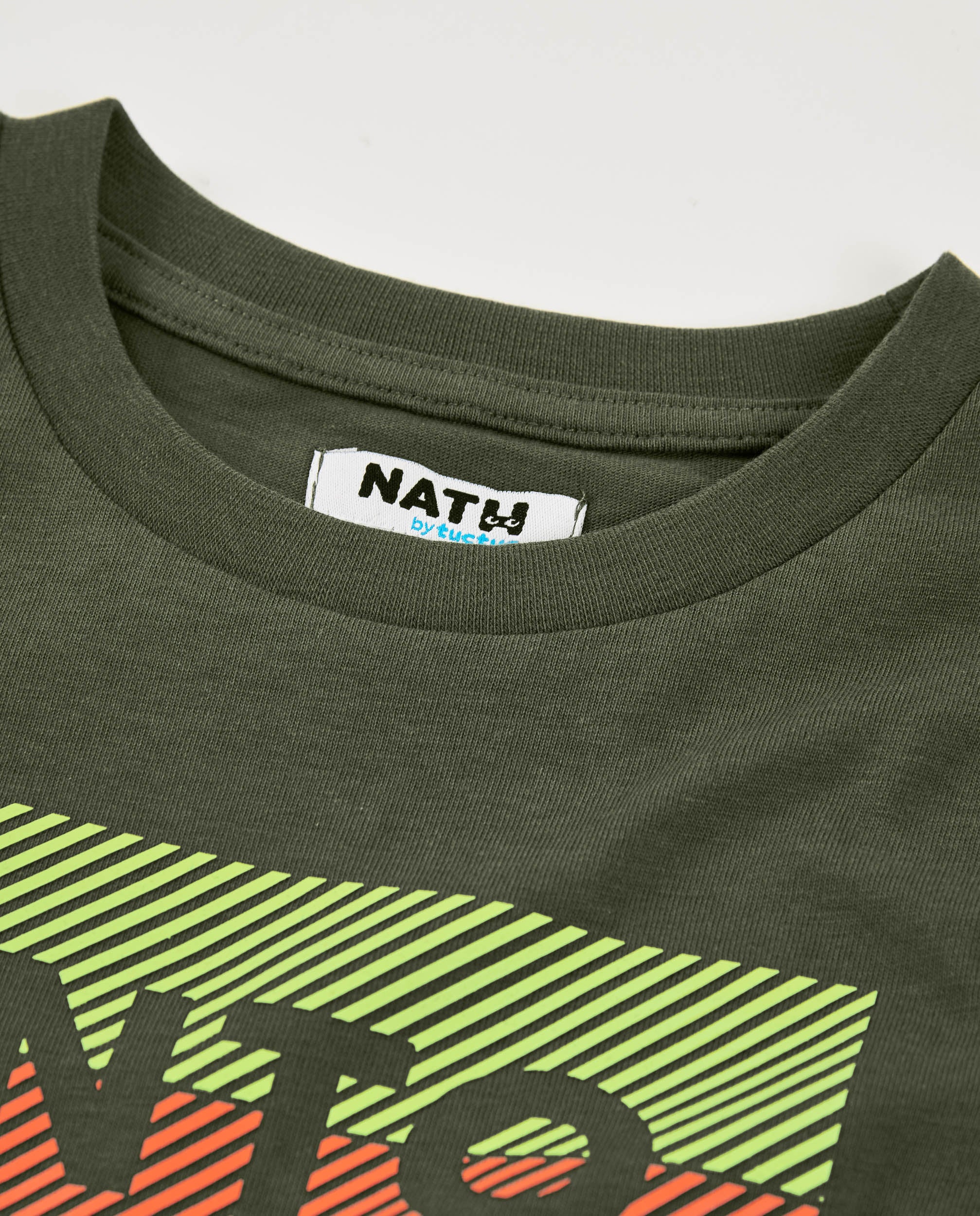 TucTuc Magliette t-shirt bambino verde Into the Wild