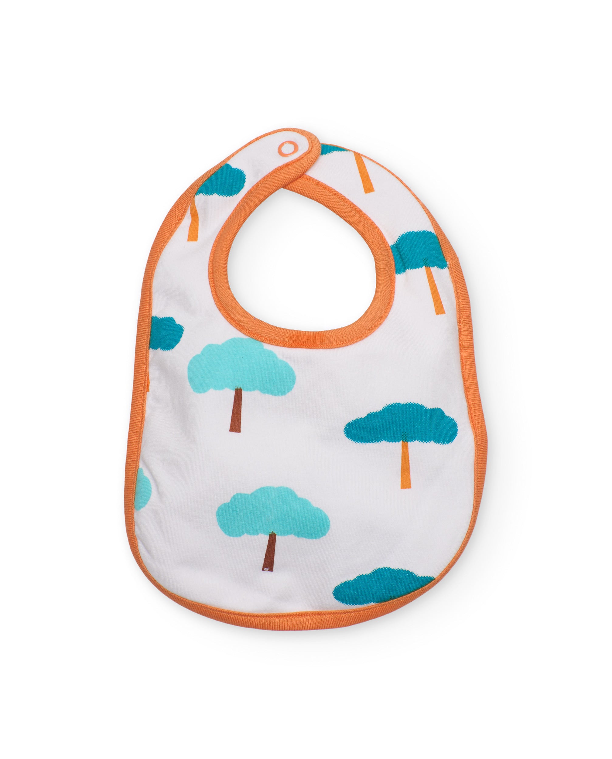 TucTuc Accessori pack 2 bavaglini neonato bianco savana cotone