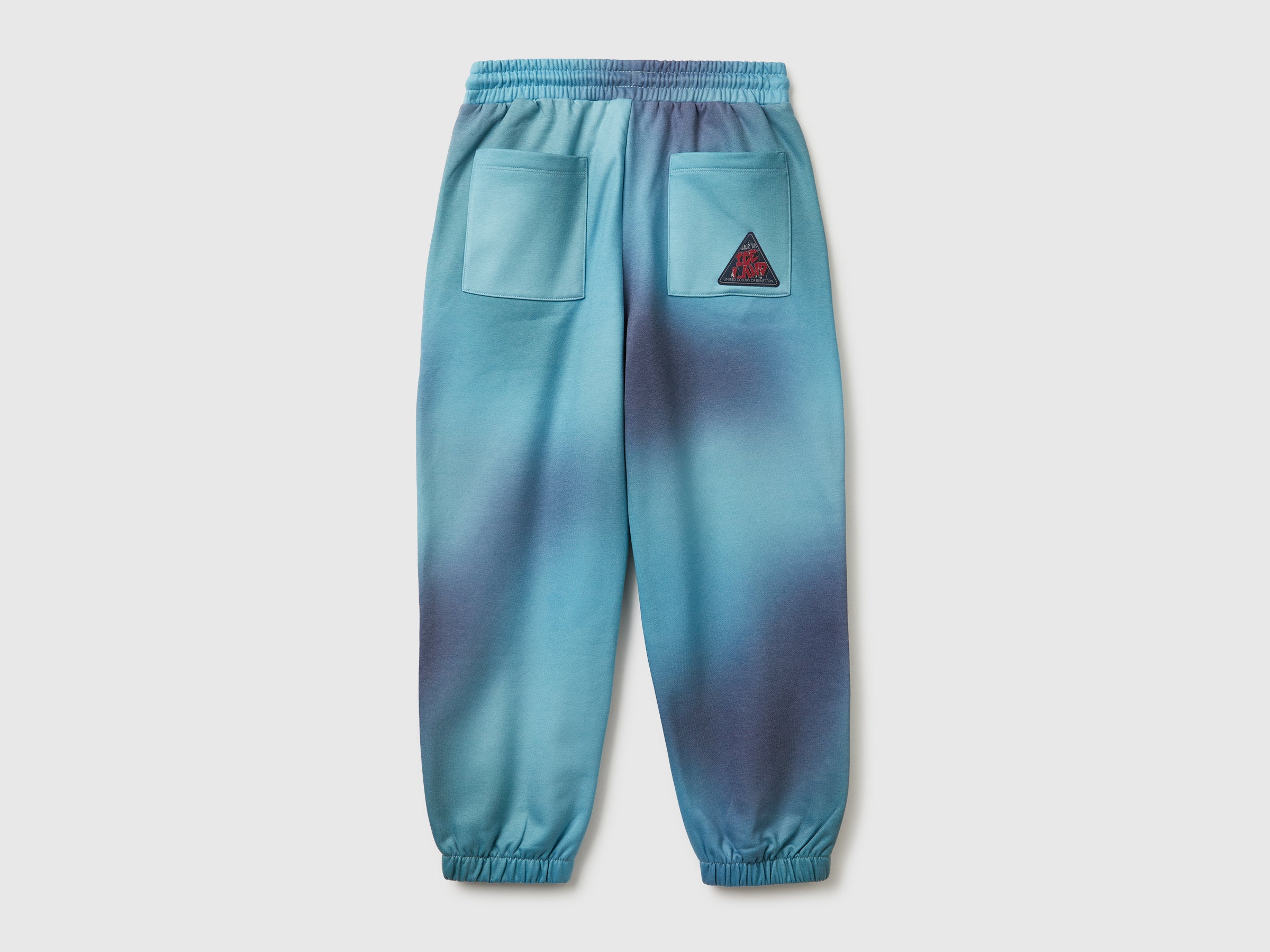 United Colors of Benetton Pantaloni Joggers Cotone Stampa Sfumata