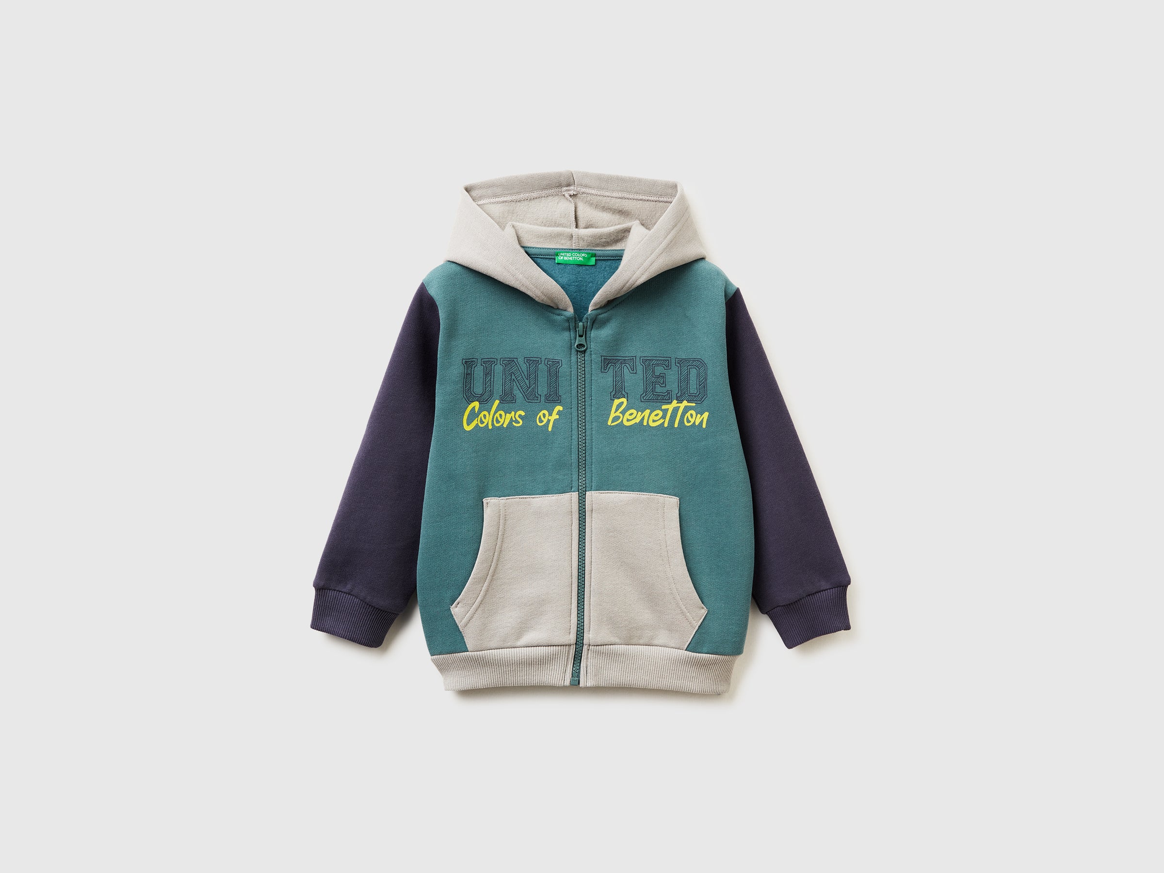 United Colors of Benetton Sweatshirts Felpa Zip Bambino Cotone 82-116