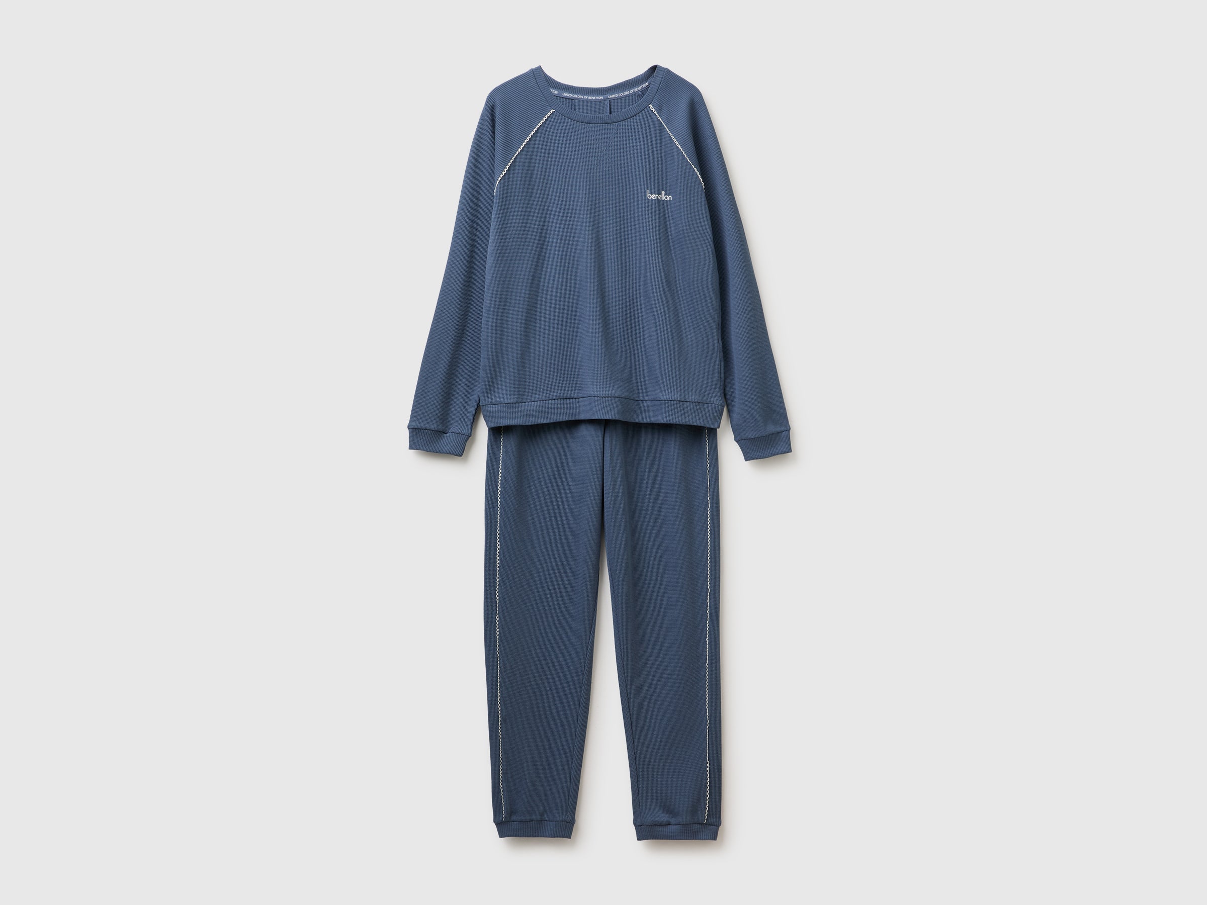 United Colors of Benetton Pigiama Cotone Nido d'Ape Lungo