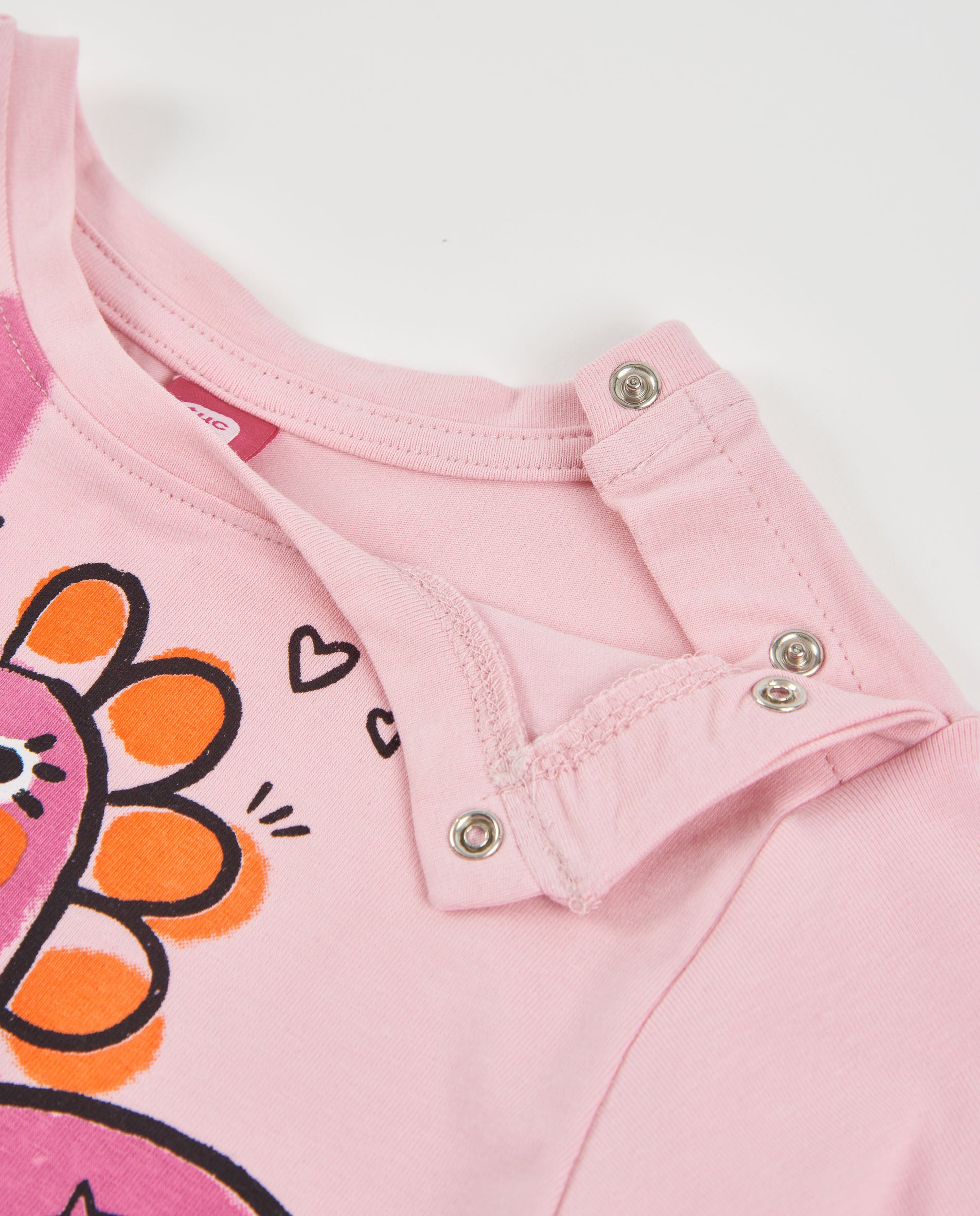 TucTuc Magliette t-shirt bambina dinosauri rosa 4 anni