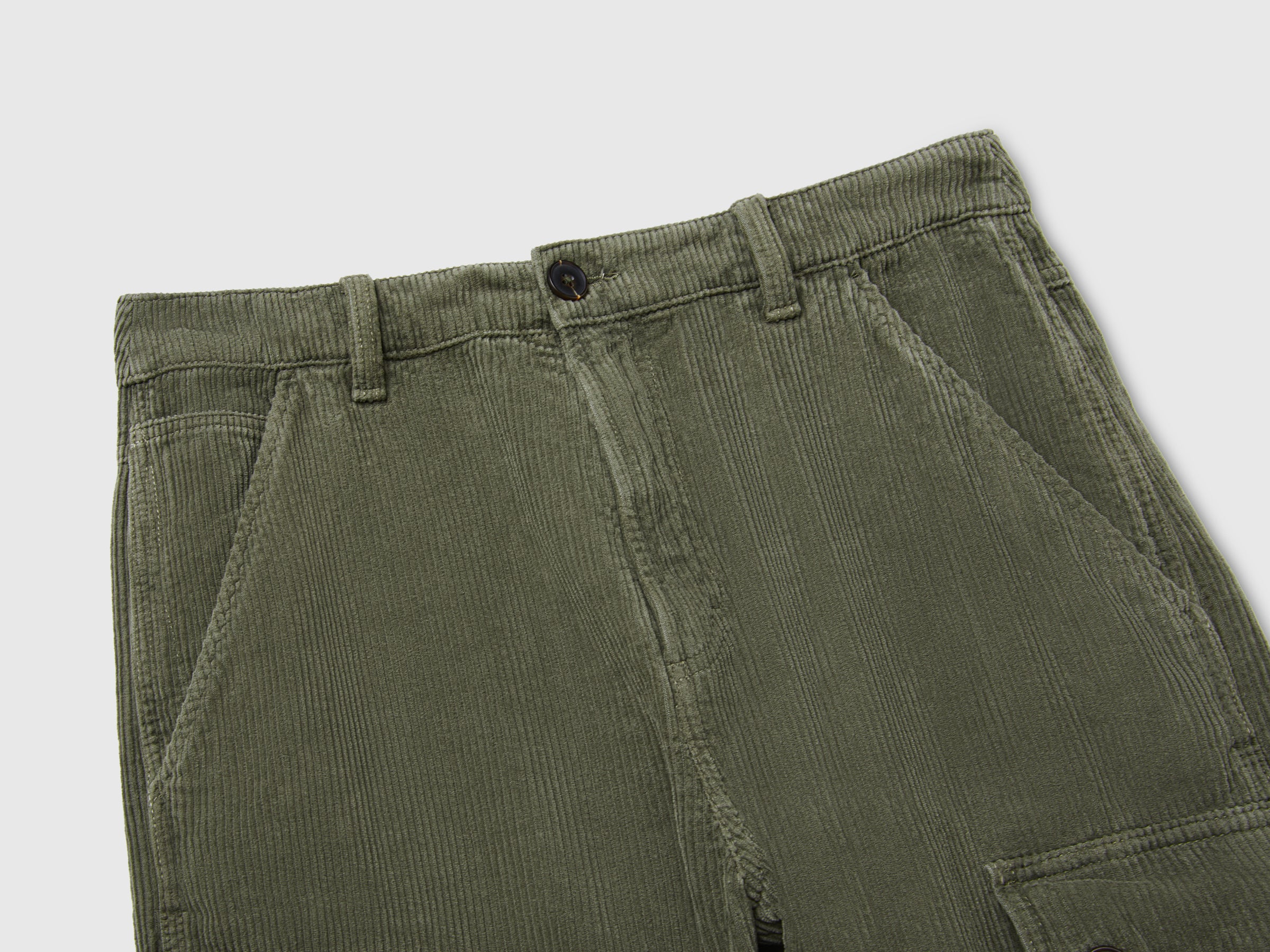 United Colors of Benetton Trousers Cargo Velluto Cotone 32