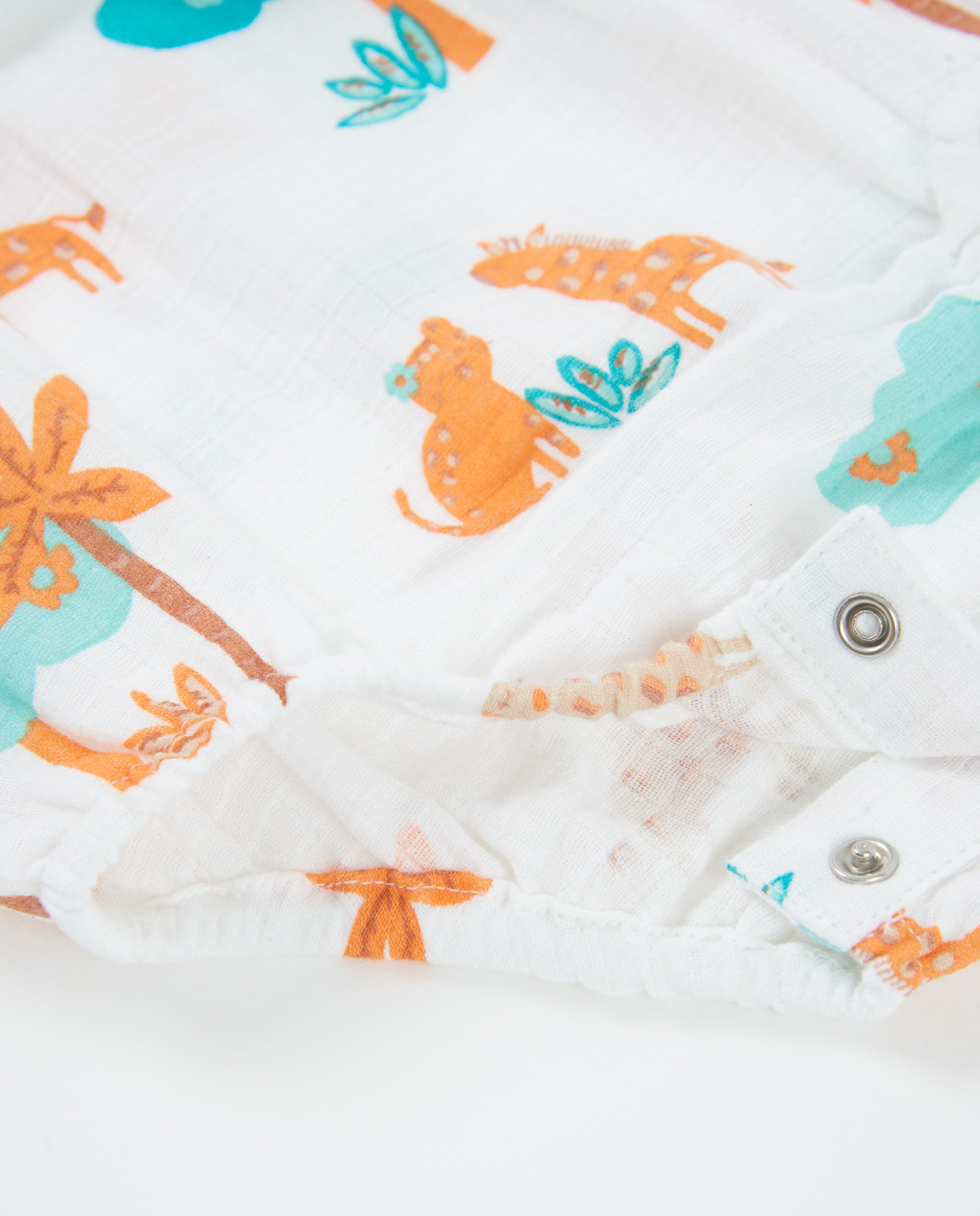 TucTuc Tutine salopette neonato bianco stampa giraffe