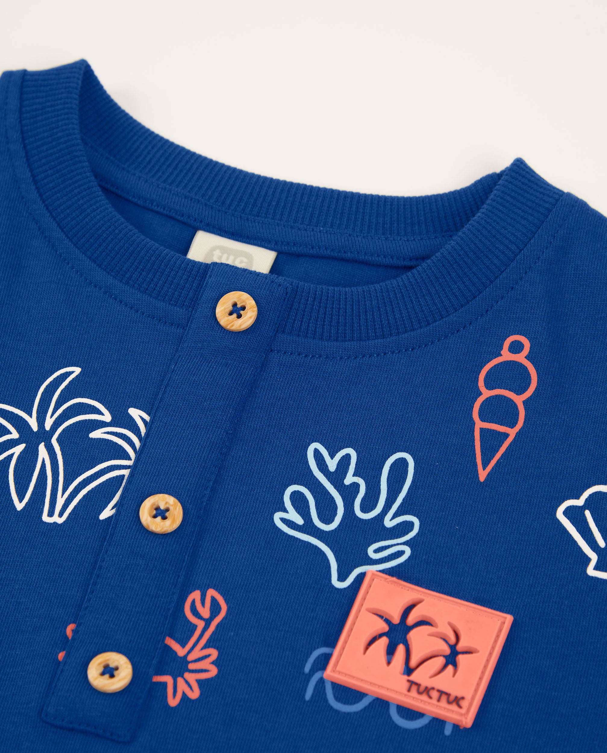 TucTuc Magliette t-shirt bimbo maglia stampa navy