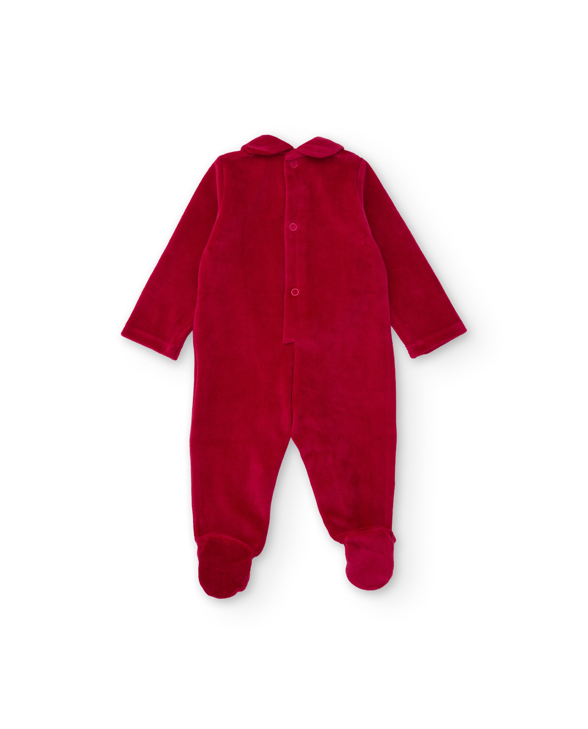 TucTuc Tutine tutina neonata bordeaux ricamo orsetto
