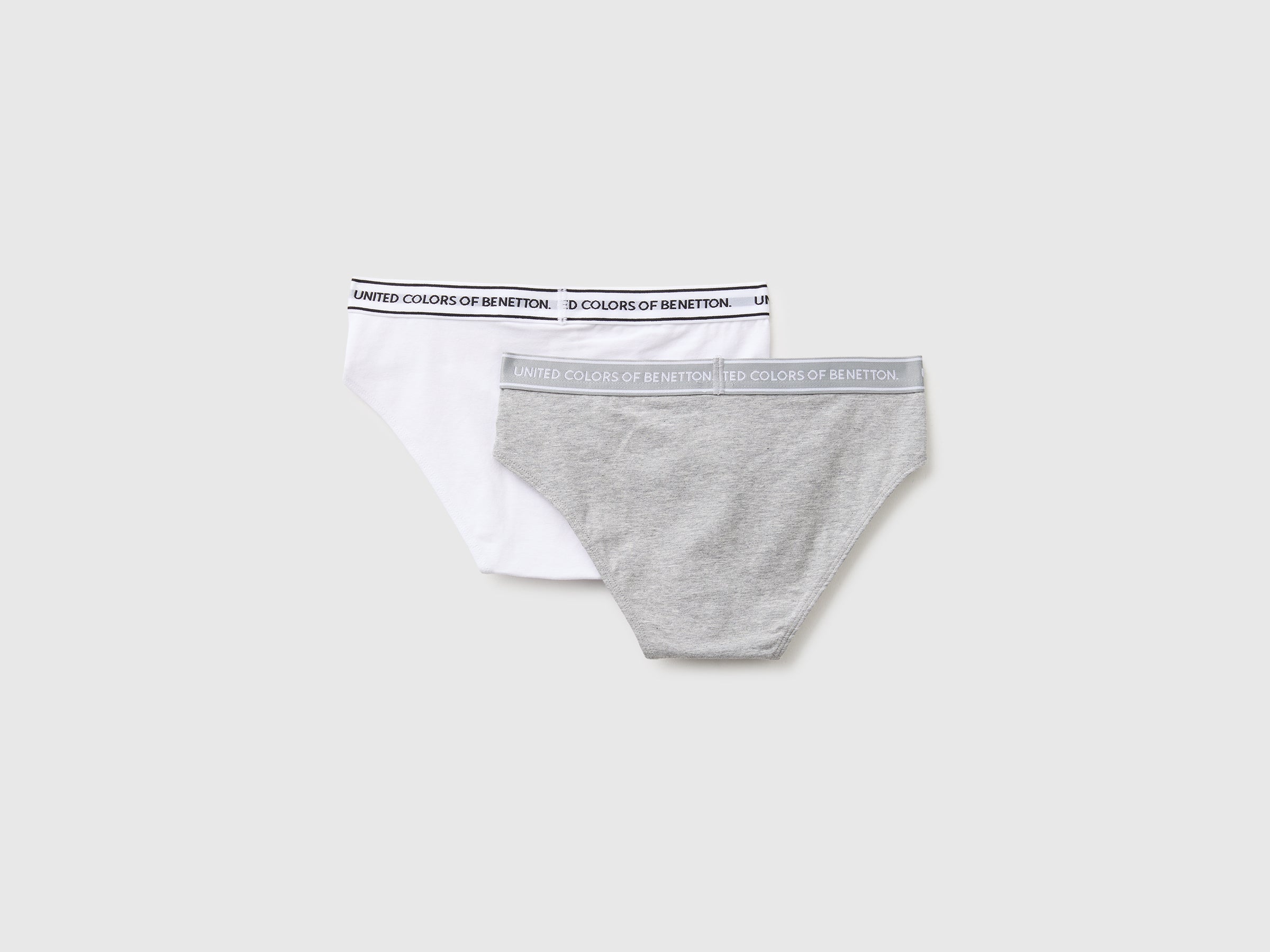 United Colors of Benetton Slip cotone 2 pezzi elastico logo bambino
