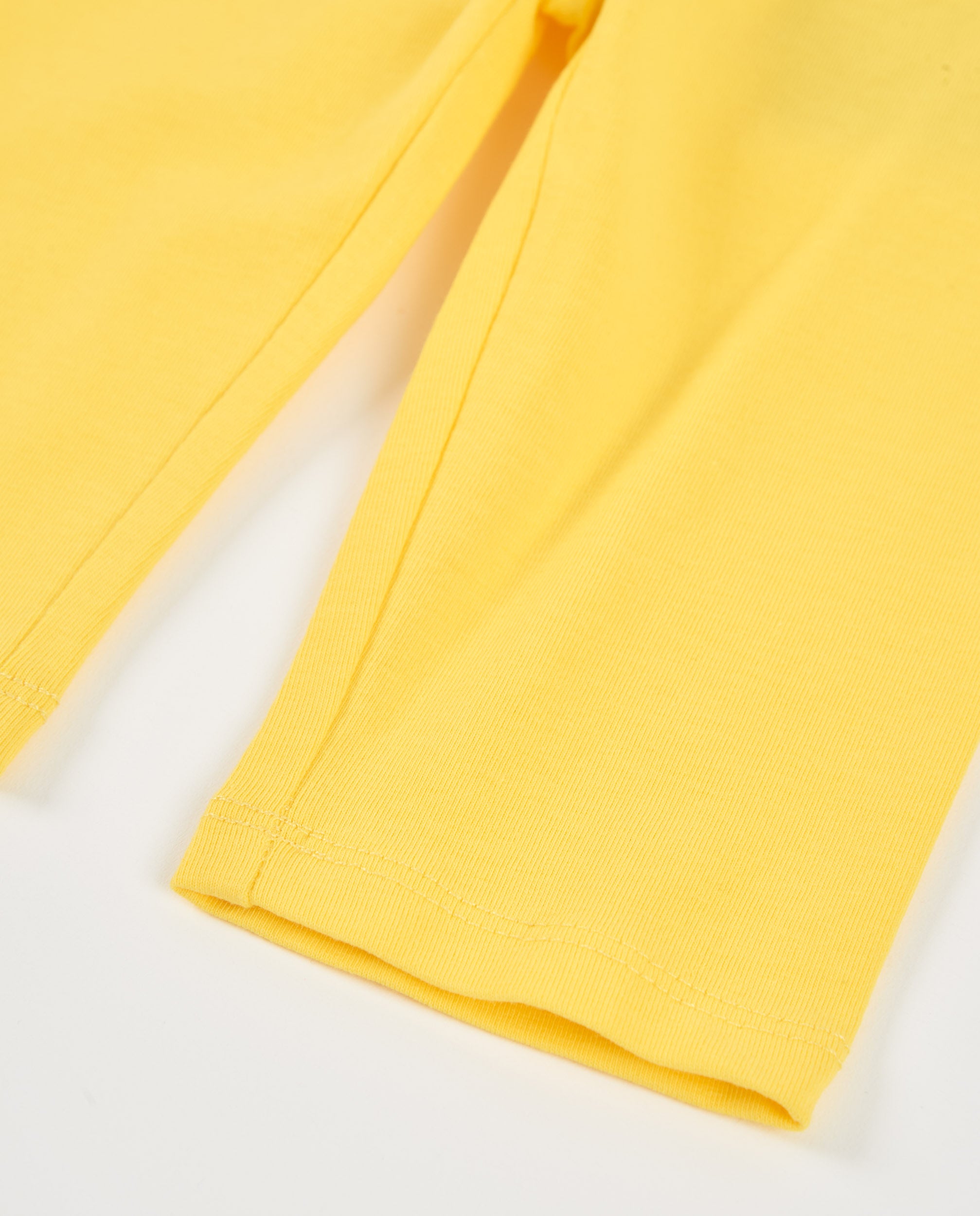 TucTuc Leggings Bambina Giallo in Maglia Elastica