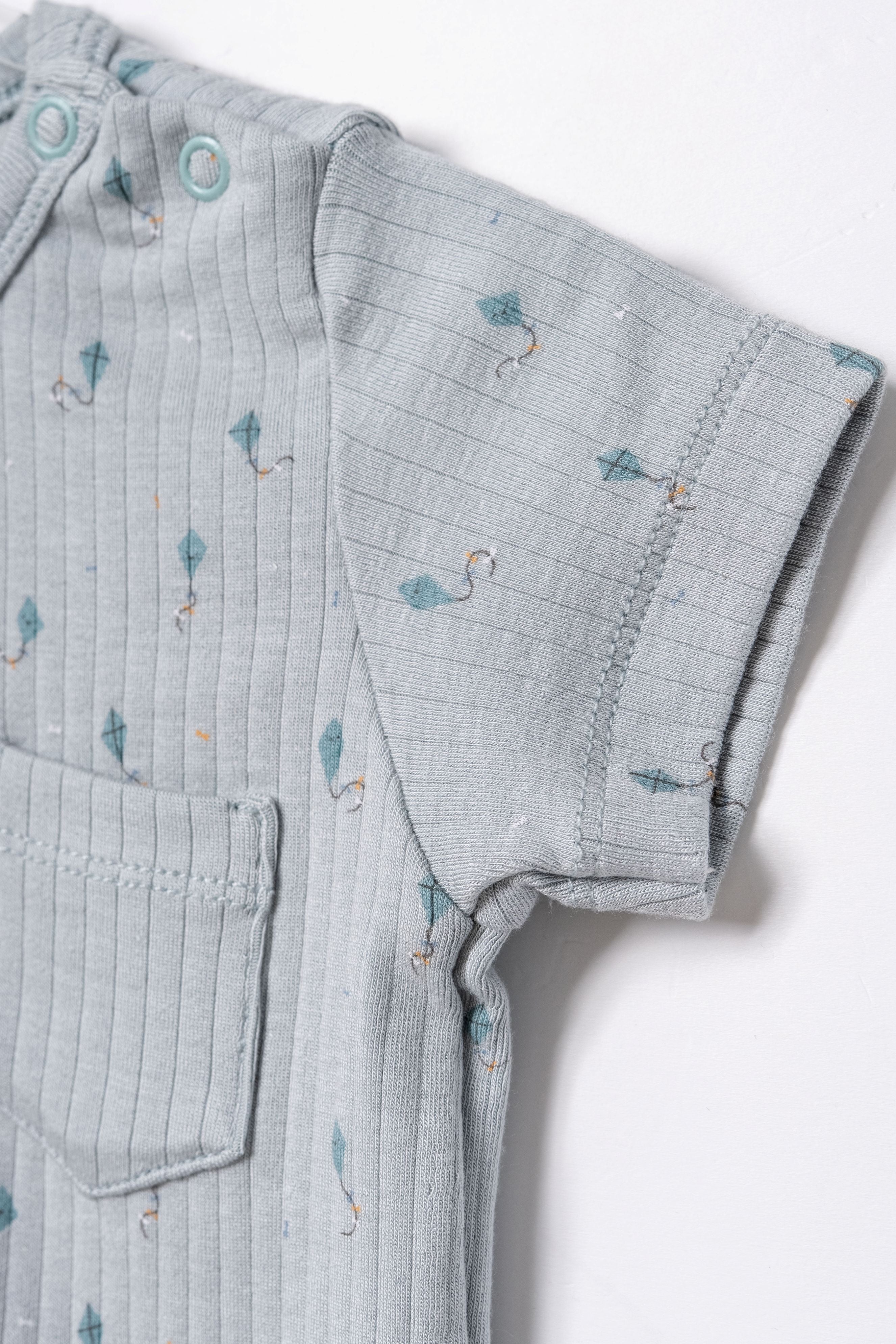 Kocarcia Babycosy pigiama corto micromodal azzurro neonato