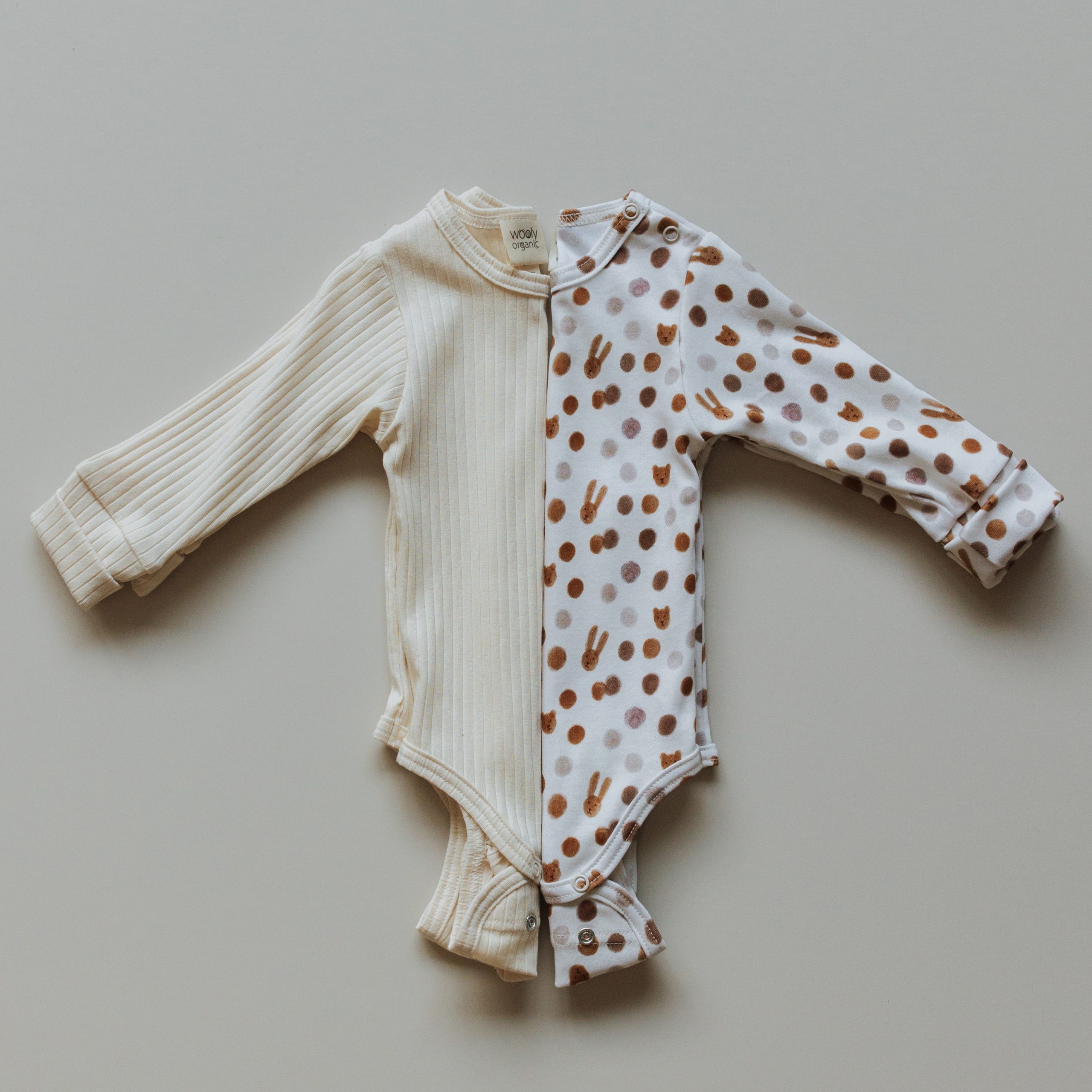 Woolly Organic Body Neonato Manica Lunga Cotone Noos