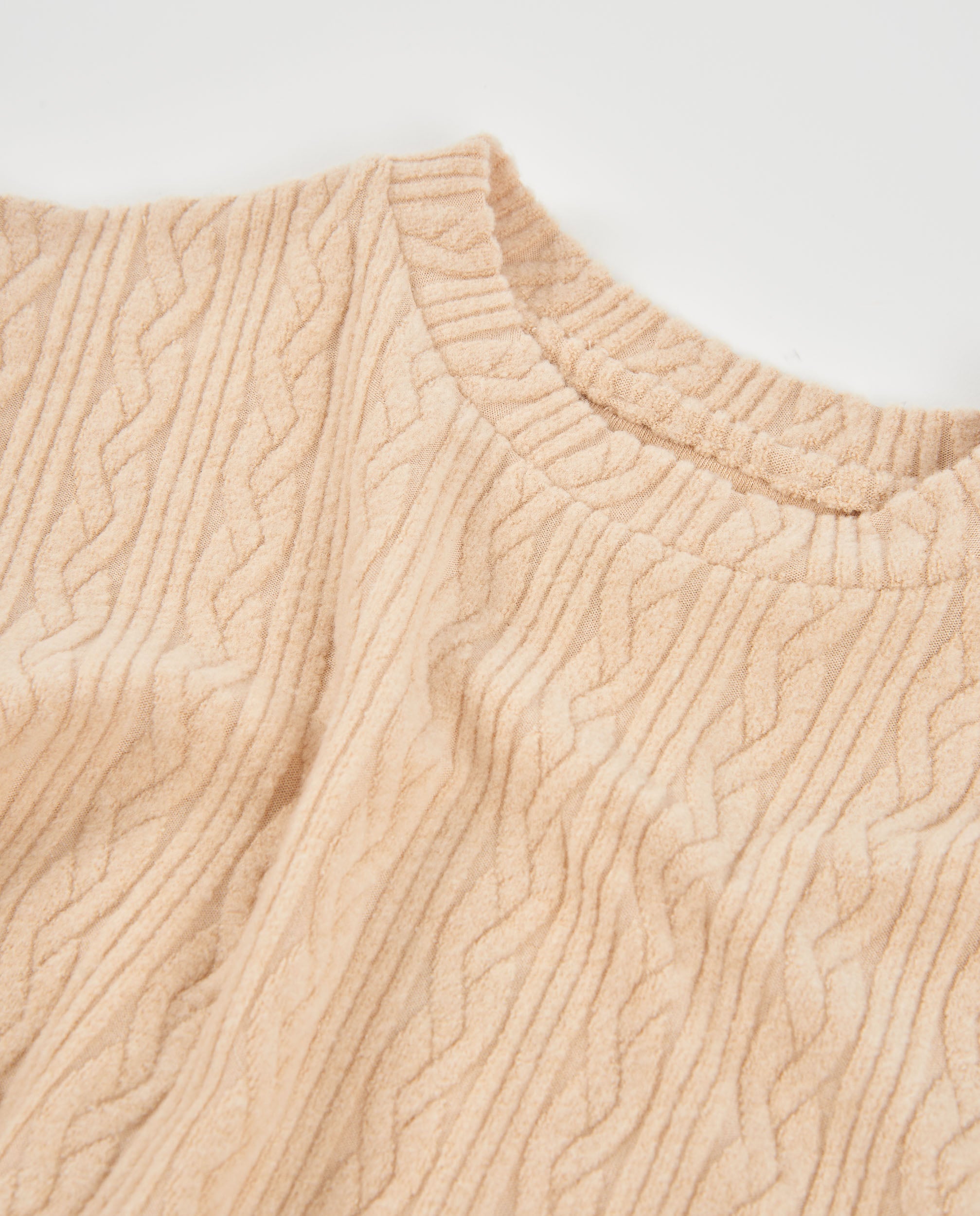 TucTuc Maglioni maglione bambina beige taglio ampio