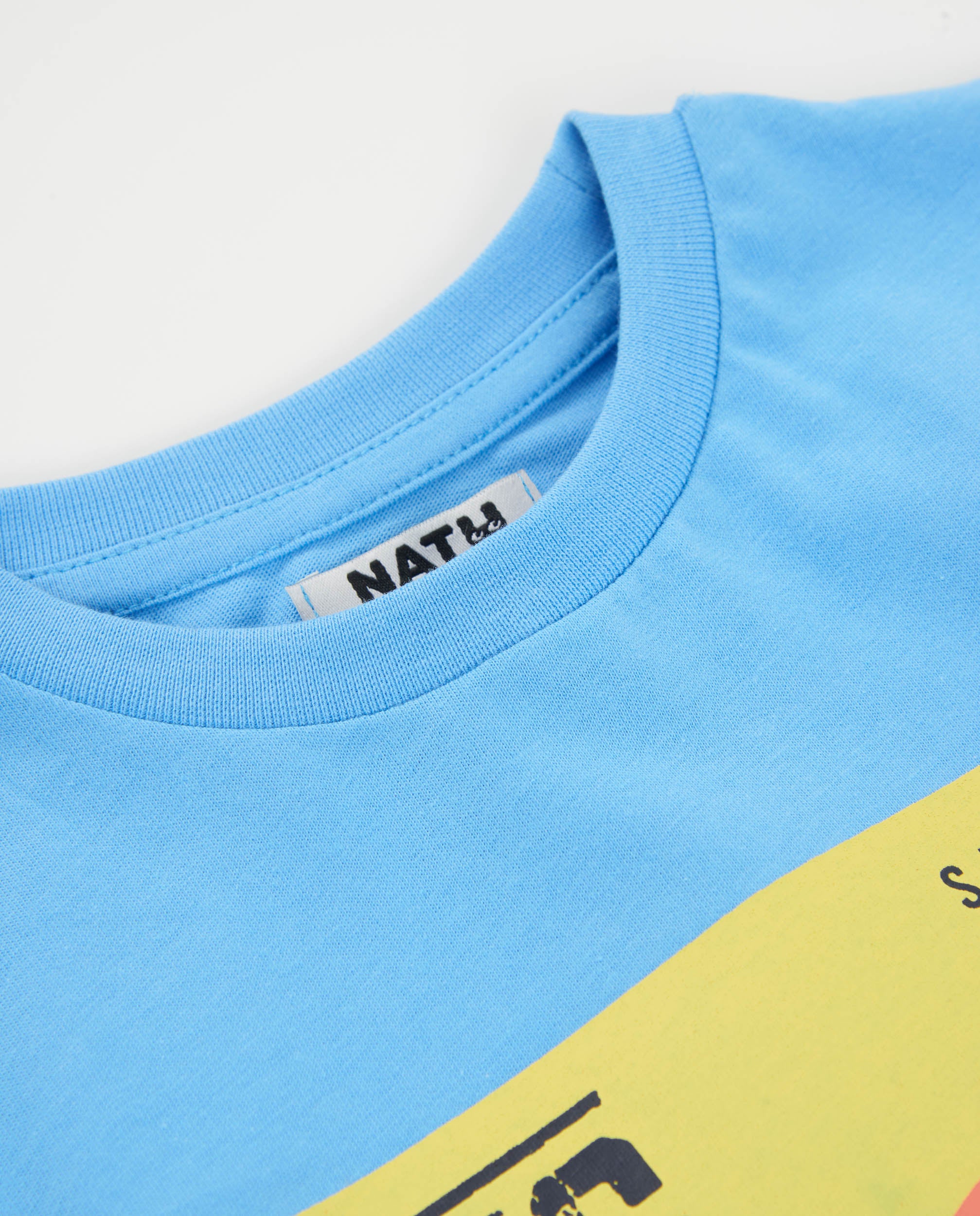 TucTuc Magliette T-Shirt Bambino Blu 4 Anni Grafica