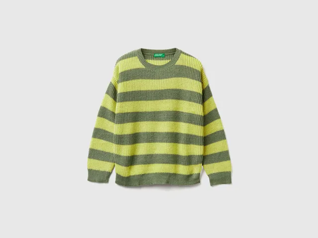 United Colors of Benetton maglione righe manica lunga easy care