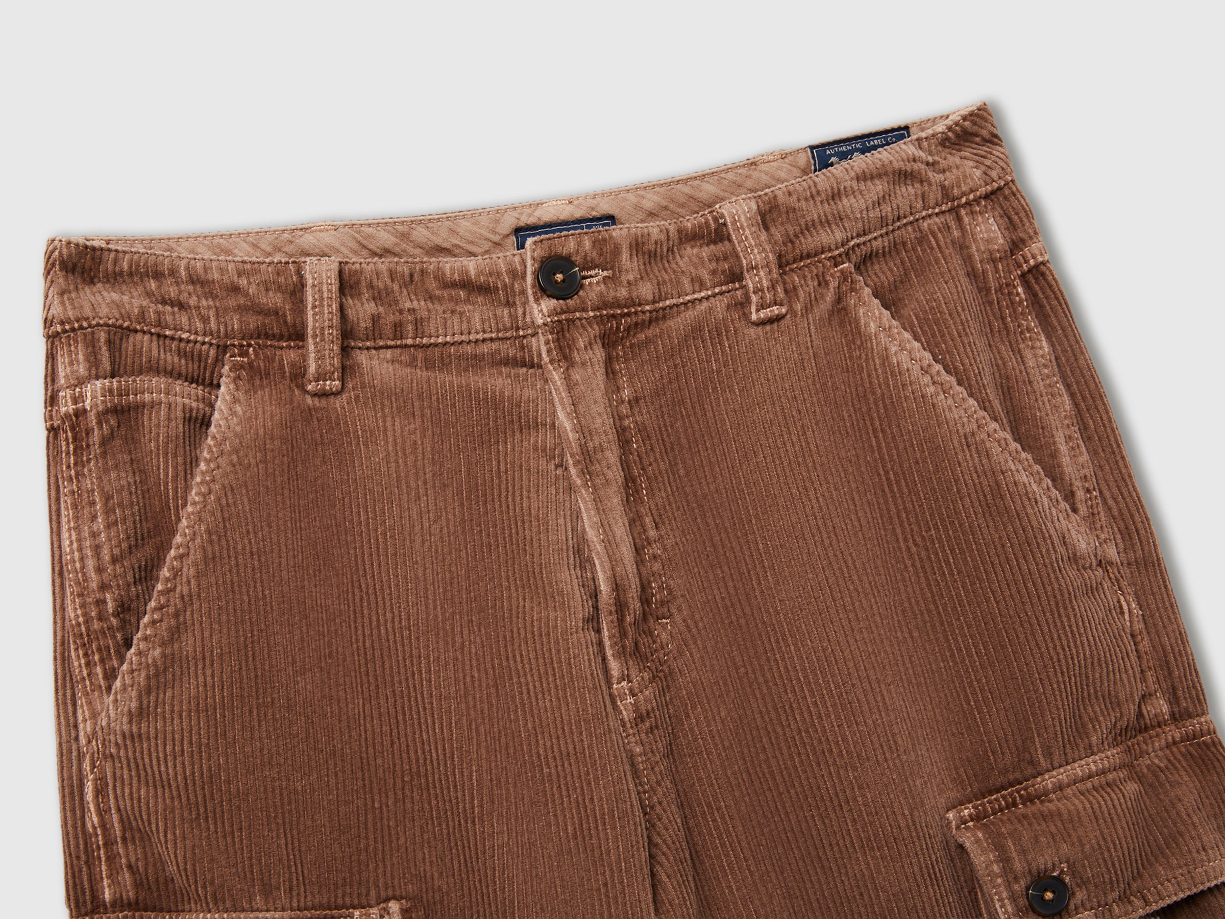 United Colors of Benetton Used cargo pantaloni velluto cotone 32