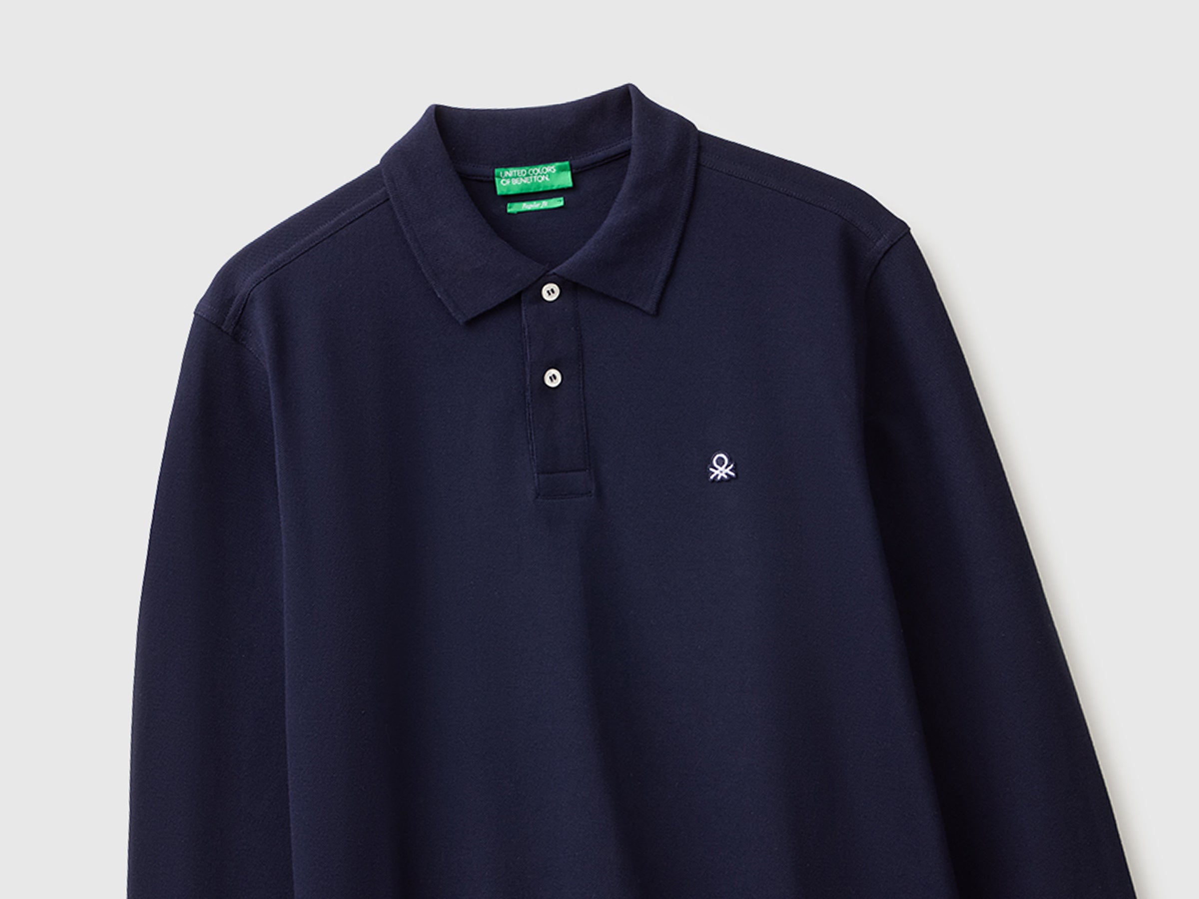 United Colors of Benetton Polos polo cotone organico manica lunga