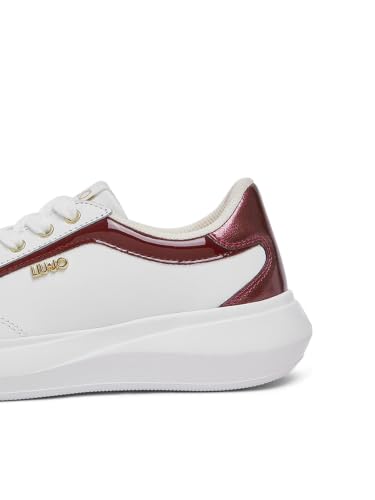 Liu Jo Sneakers Pelle Lettering 35 EU suola 5,5 cm