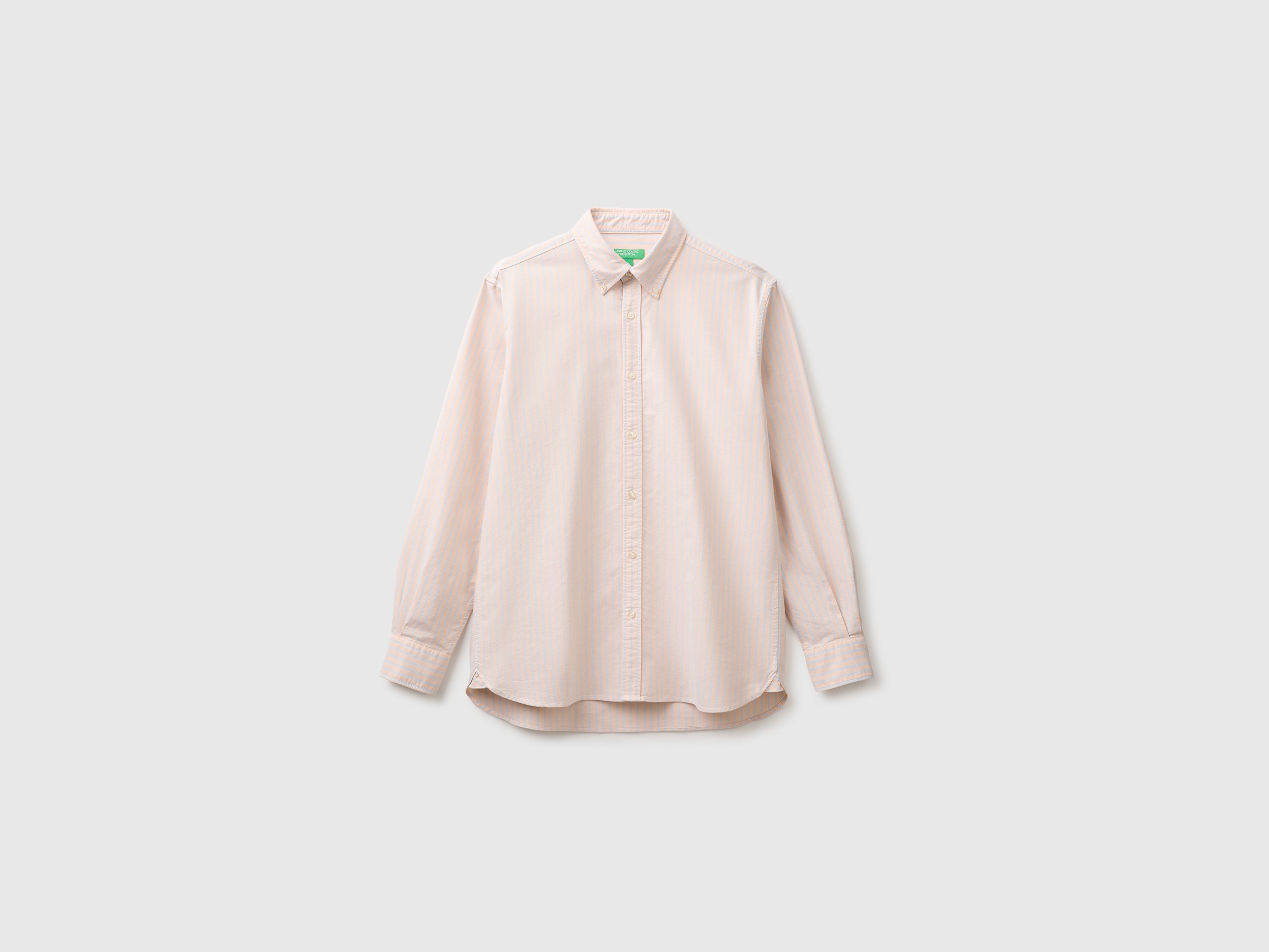 United Colors of Benetton Striped Shirt Camicia Cotone S Rigata