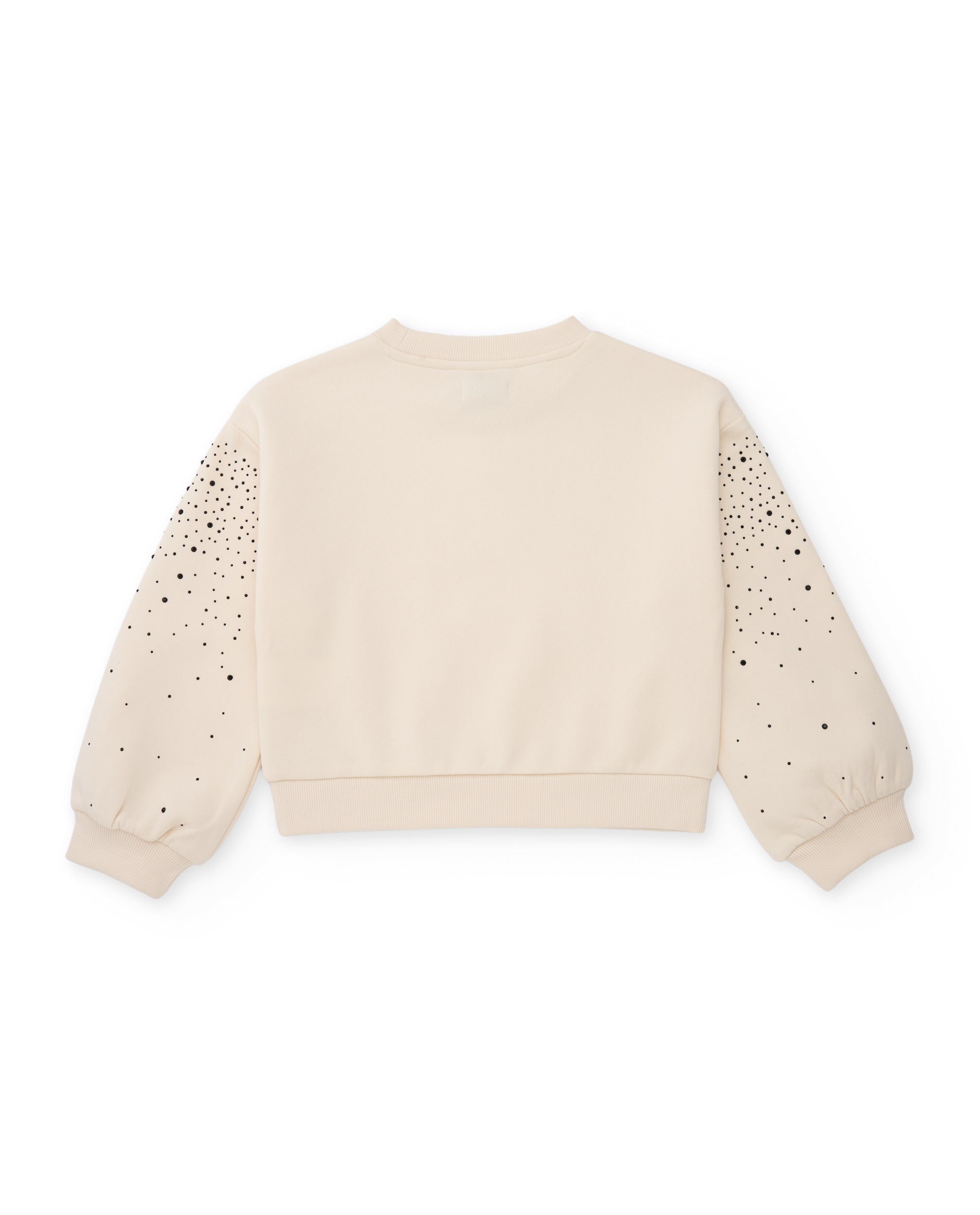 TucTuc Felpe Felpa Bambina Crudo 8A con Strass