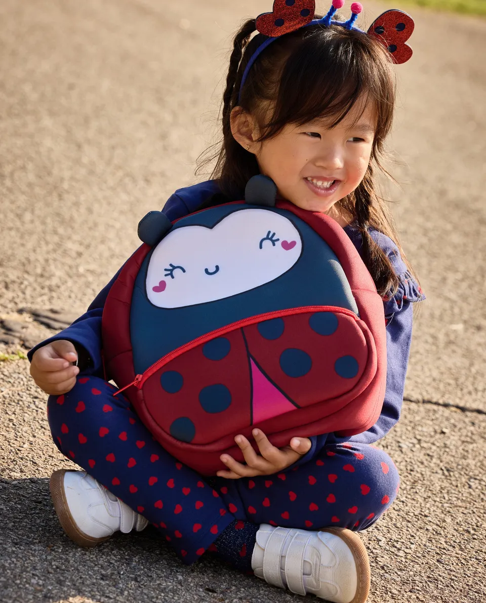 TucTuc Accessori zaino bambina rosso coccinella