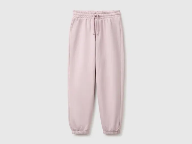 United Colors of Benetton Pantaloni Jogger in Felpa Misto Cotone