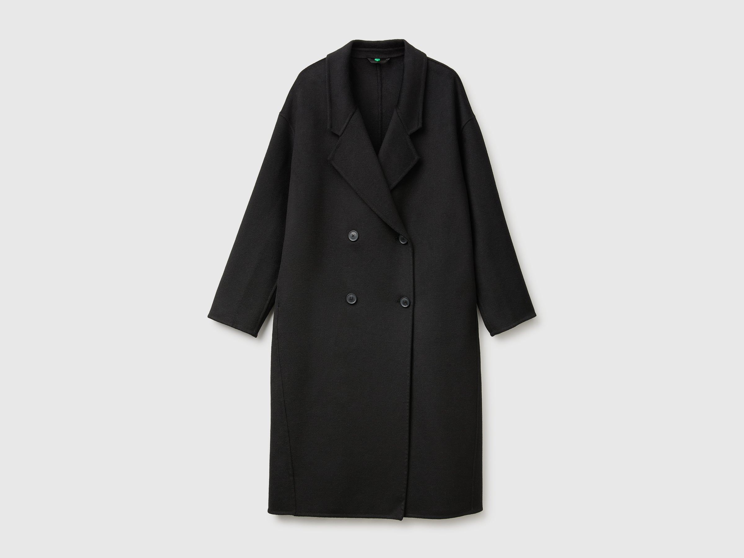 United Colors of Benetton Jackets cappotto lana doppiopetto lungo