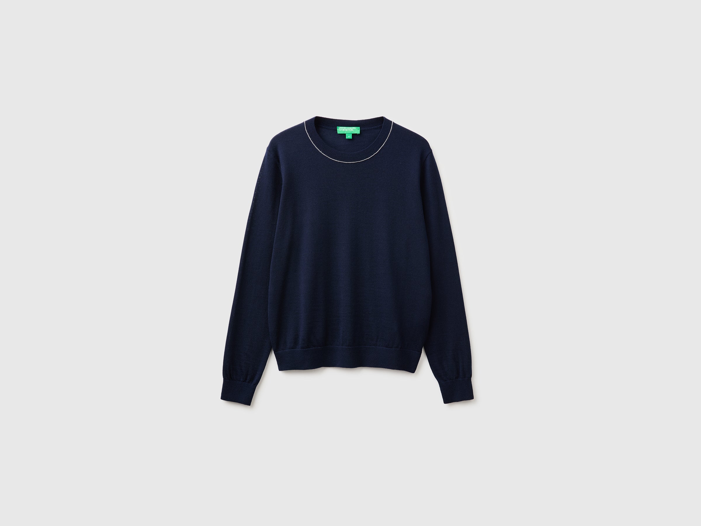 United Colors of Benetton Crew neck sweater maglione lana merino