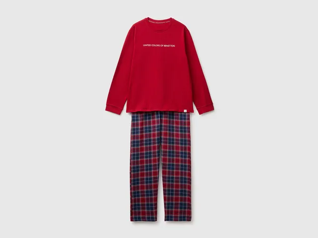 United Colors of Benetton Pigiama Pantalone Scozzese M