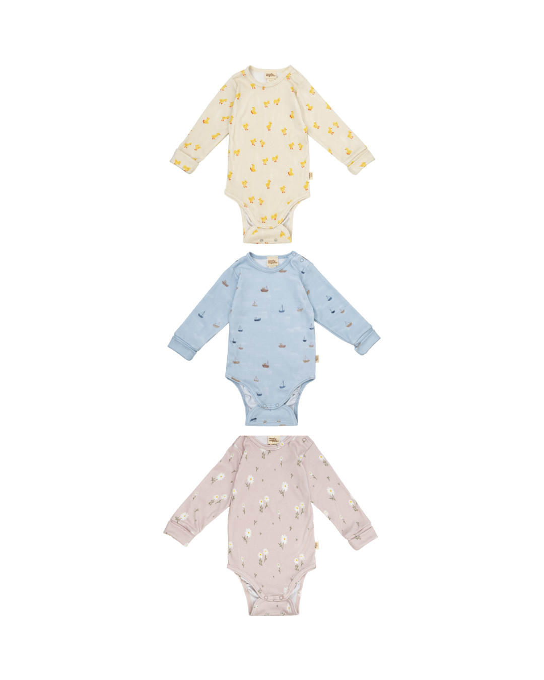 Woolly Organic Bodysuit SS27 body neonato cotone Follow the Chicks